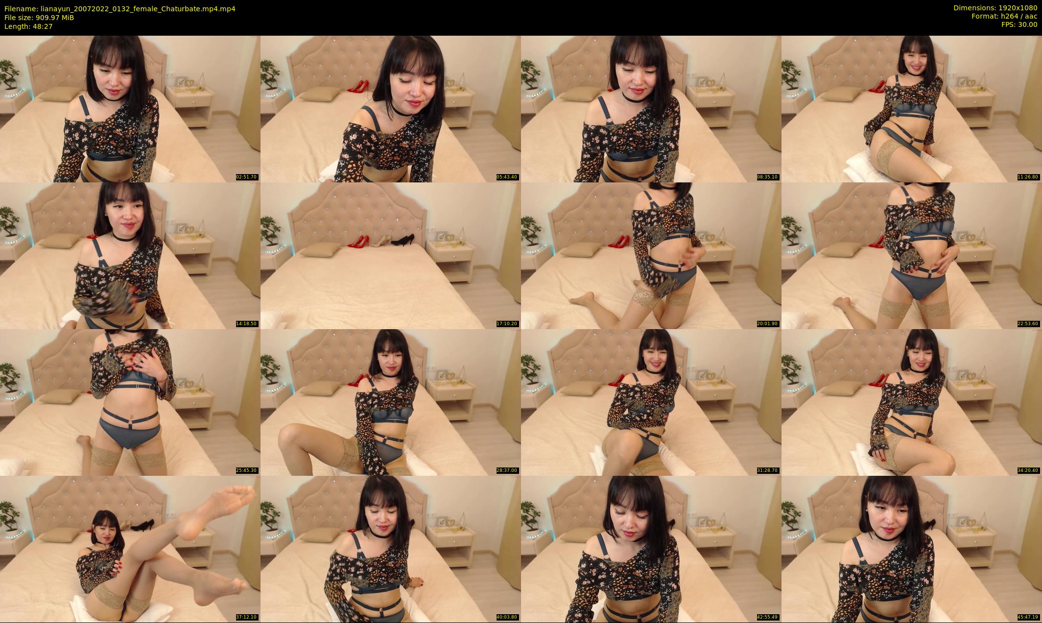 lianayun — 49 minute Chaturbate female cam show recording, 1080p, Jul 20, 2022