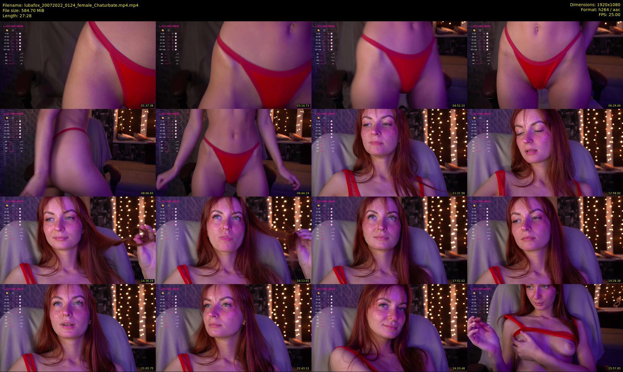 lubafox — 28 minute Chaturbate female cam show recording, 1080p, Jul 20, 2022