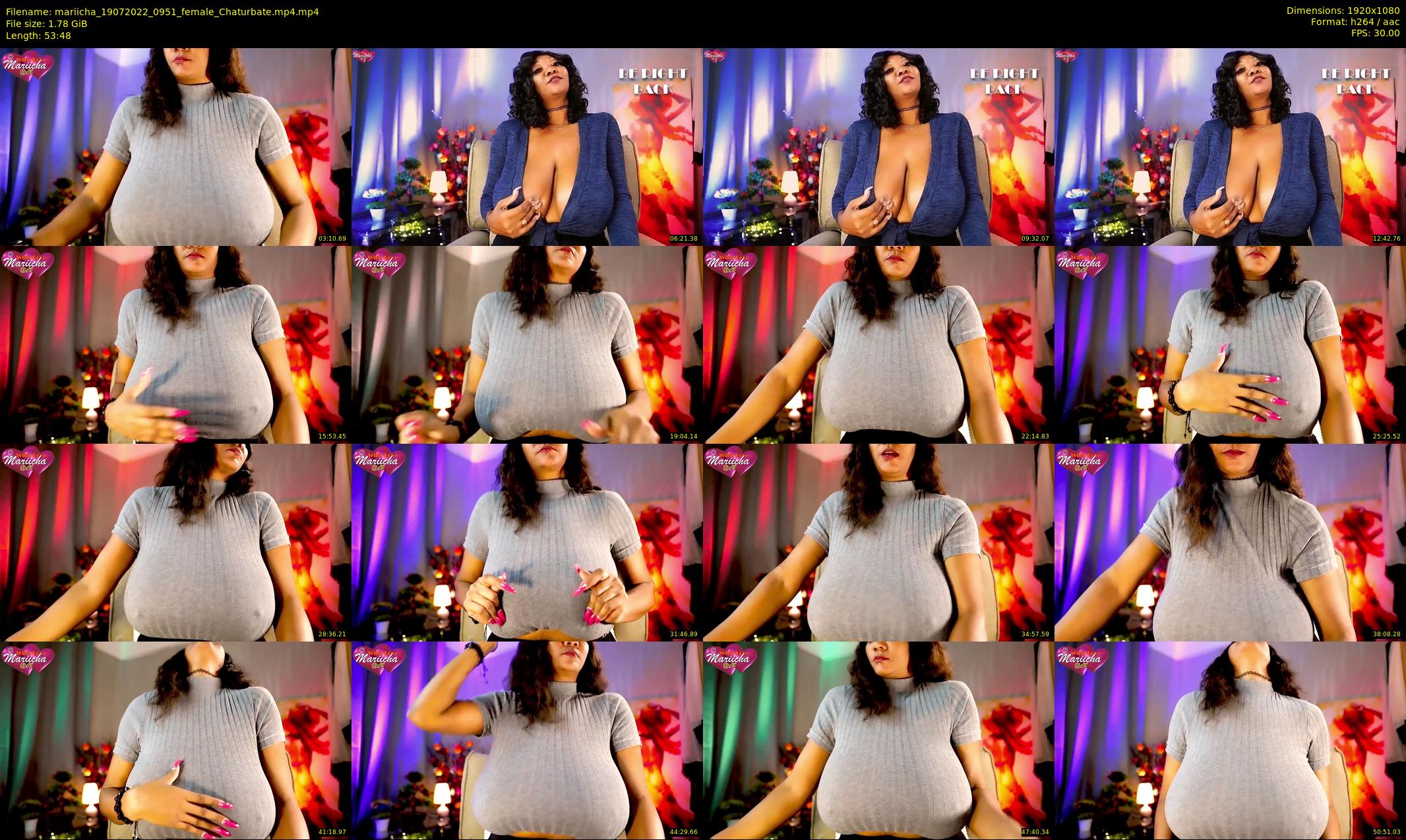 mariicha — 54 minute Chaturbate female cam show recording, 1080p, Jul 19, 2022