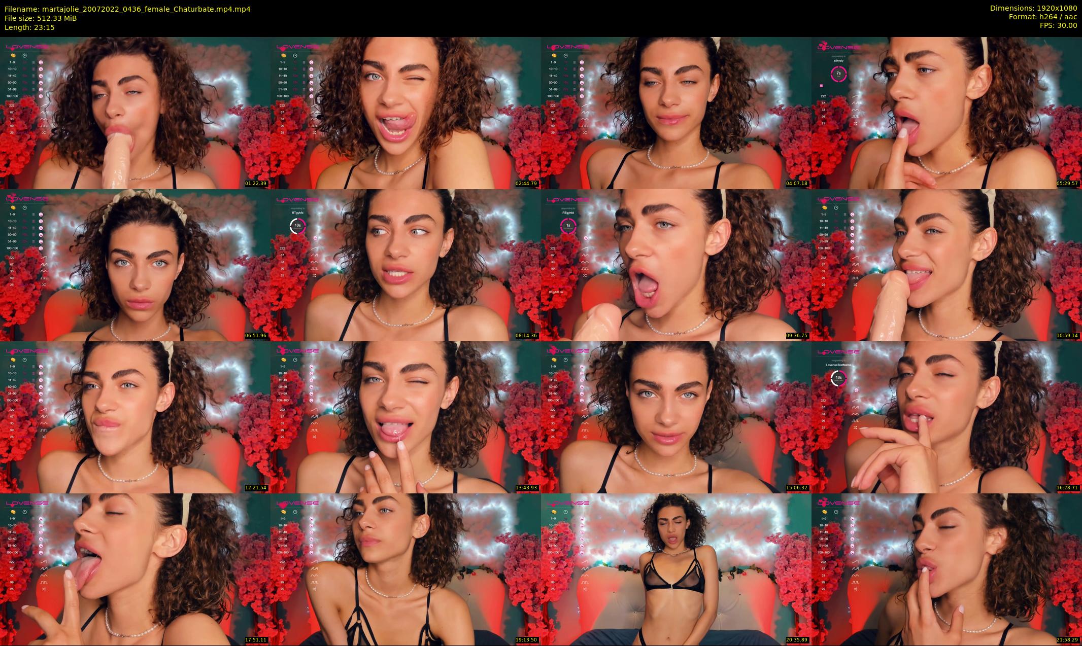 martajolie — 24 minute Chaturbate female cam show recording, 1080p, Jul 20, 2022