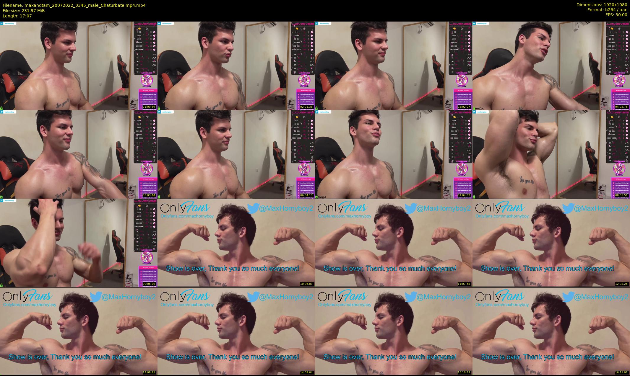 maxandtam — 18 minute Chaturbate couple cam show recording, 1080p, Jul 20, 2022