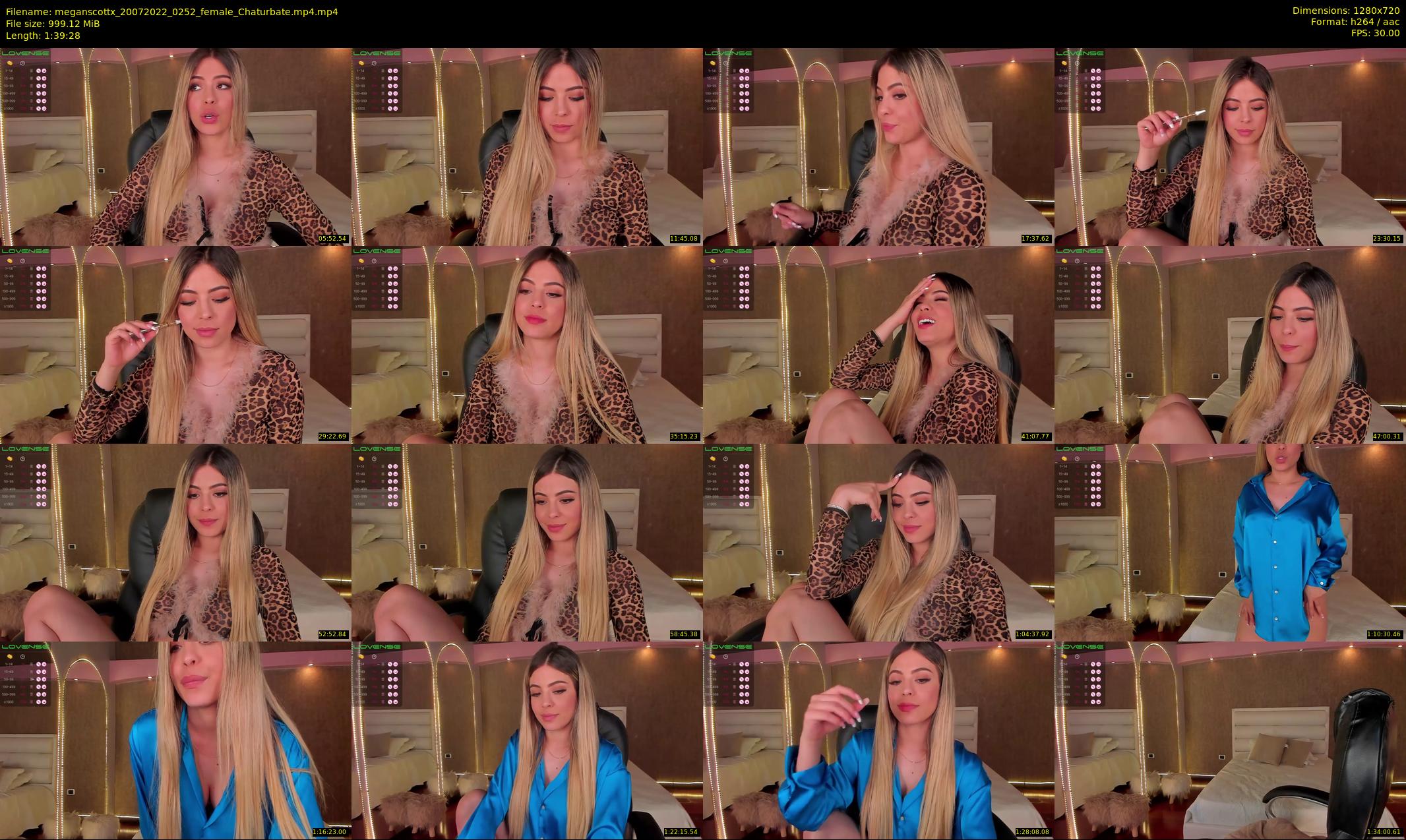 meganscottx — 100 minute Chaturbate female cam show recording, 720p, Jul 20, 2022