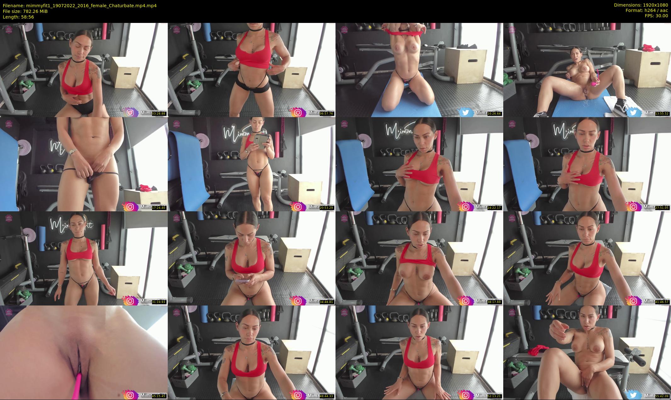 mimmyfit1 — 59 minute Chaturbate female cam show recording, 1080p, Jul 19, 2022