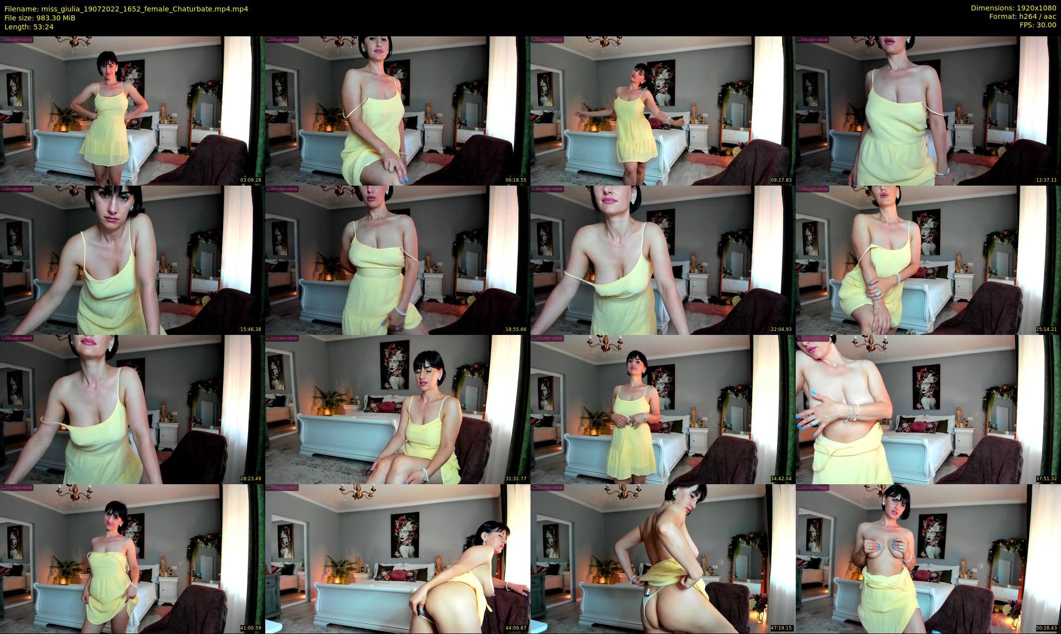 miss_giulia — 54 minute Chaturbate female cam show recording, 1080p, Jul 19, 2022