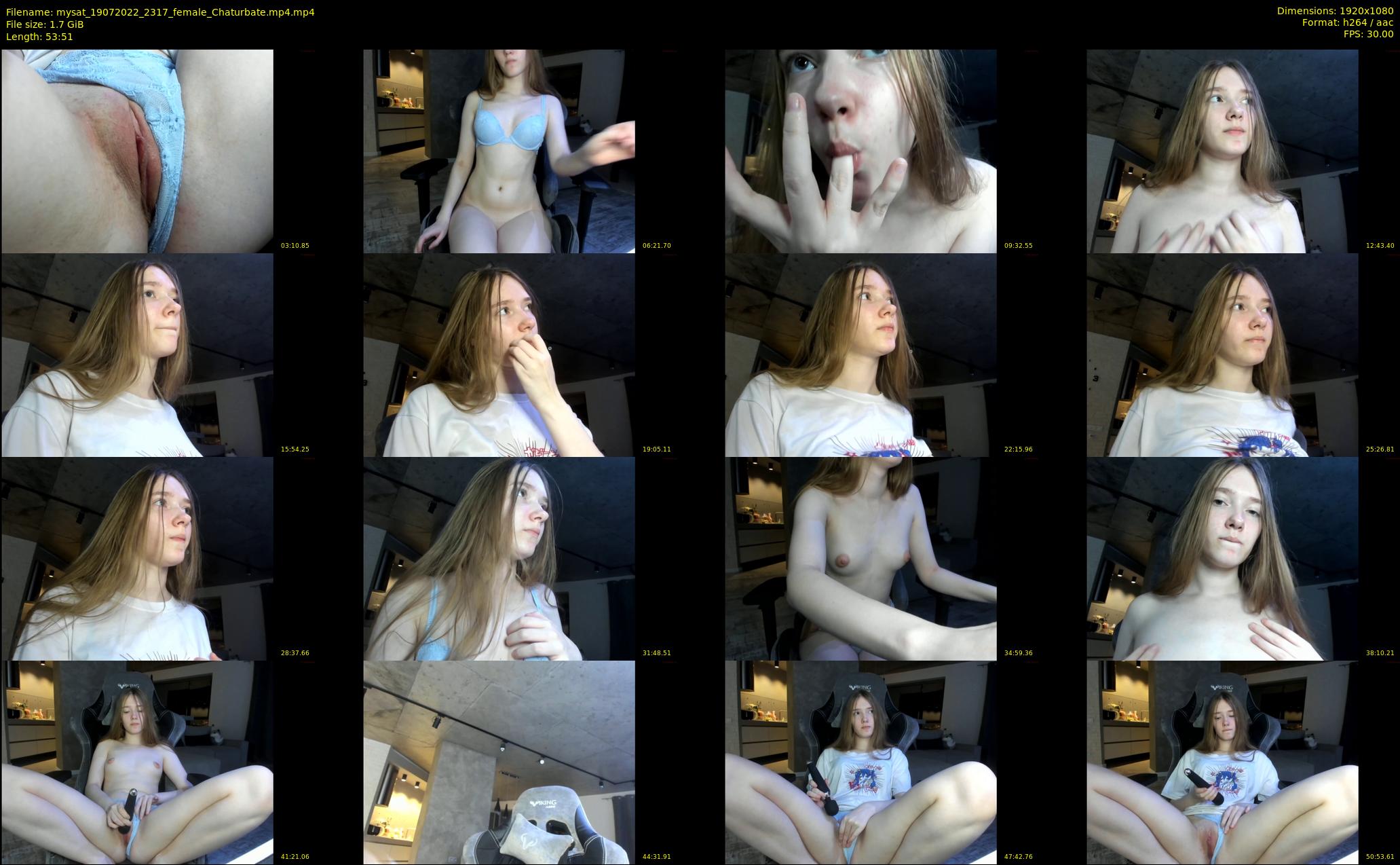 mysat — 54 minute Chaturbate female cam show recording, 1080p, Jul 19, 2022