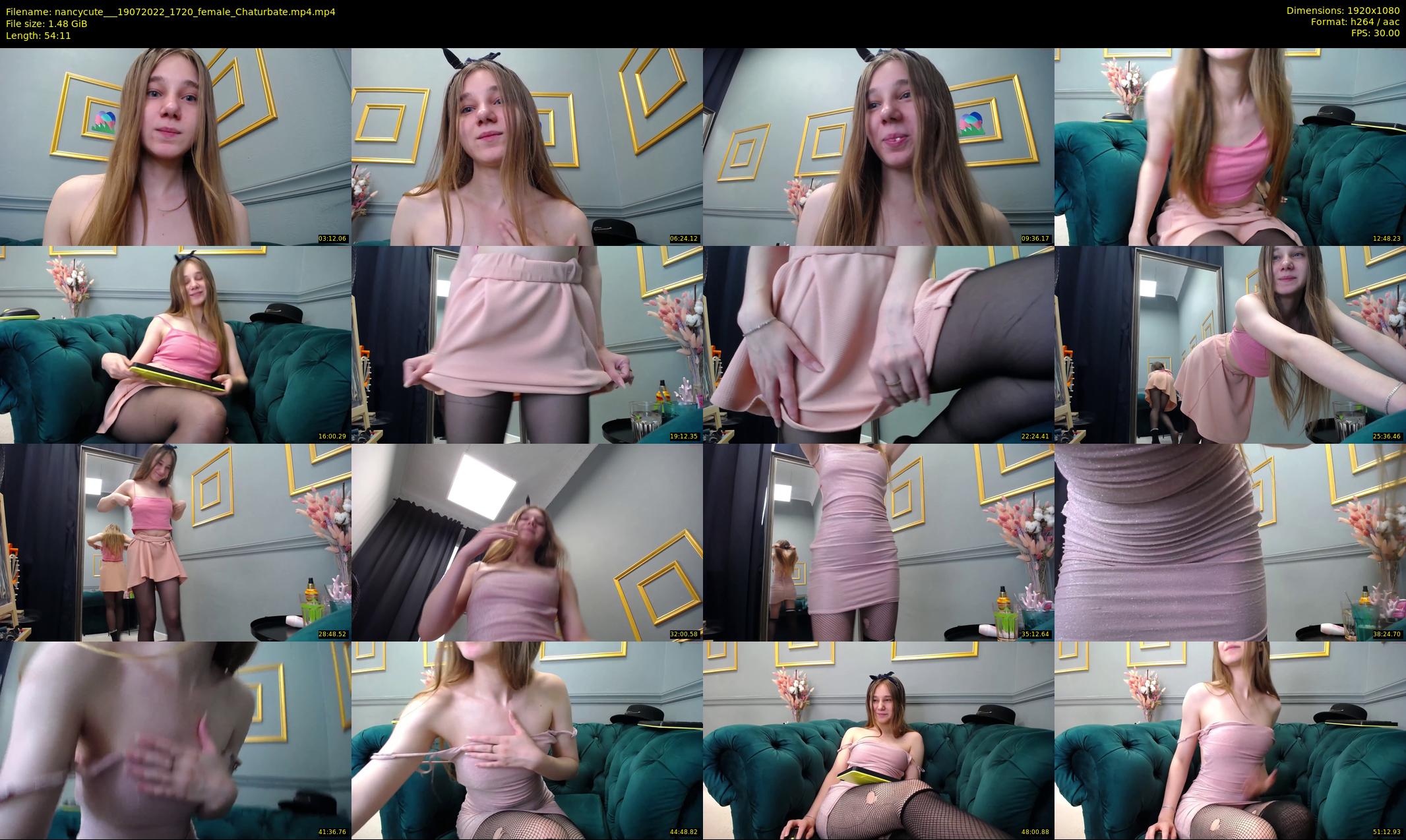 nancycute__ — 55 minute Chaturbate female cam show recording, 1080p, Jul 19, 2022