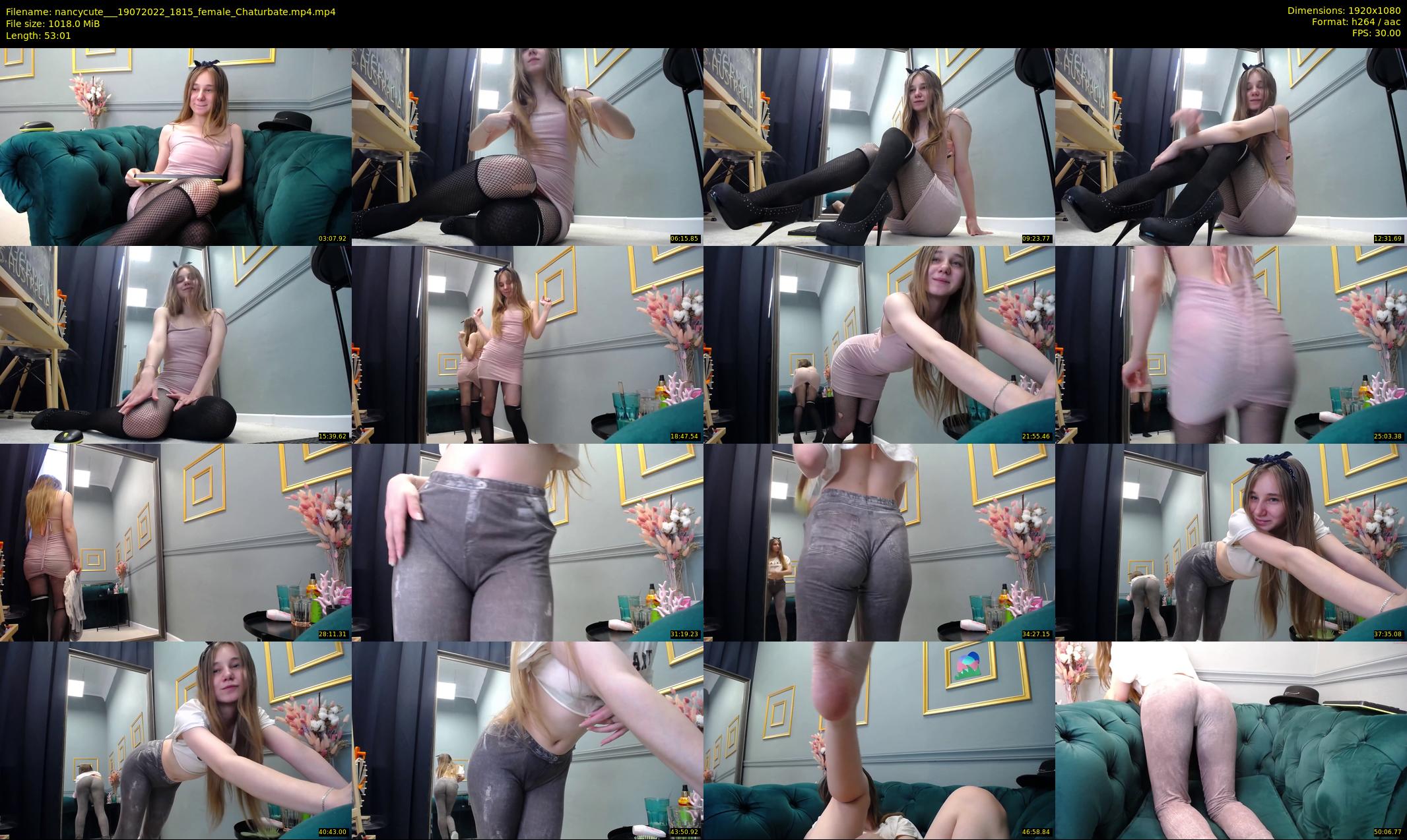 nancycute__ — 54 minute Chaturbate female cam show recording, 1080p, Jul 19, 2022