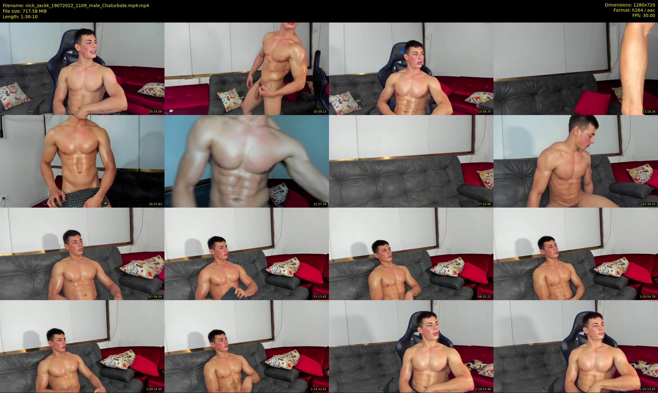 nick_zackk — 91 minute Chaturbate male cam show recording, 720p, Jul 19, 2022