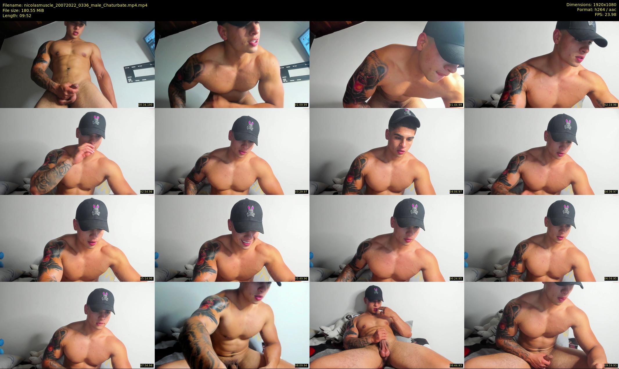nicolasmuscle — 10 minute Chaturbate male cam show recording, 1080p, Jul 20, 2022