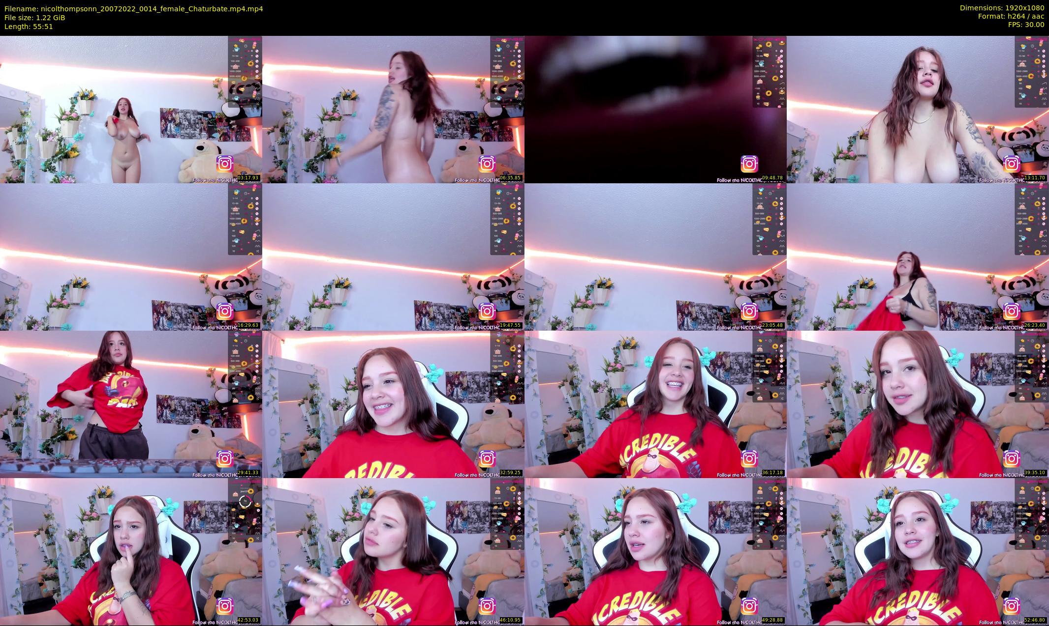 nicolthompsonn — 56 minute Chaturbate female cam show recording, 1080p, Jul 20, 2022