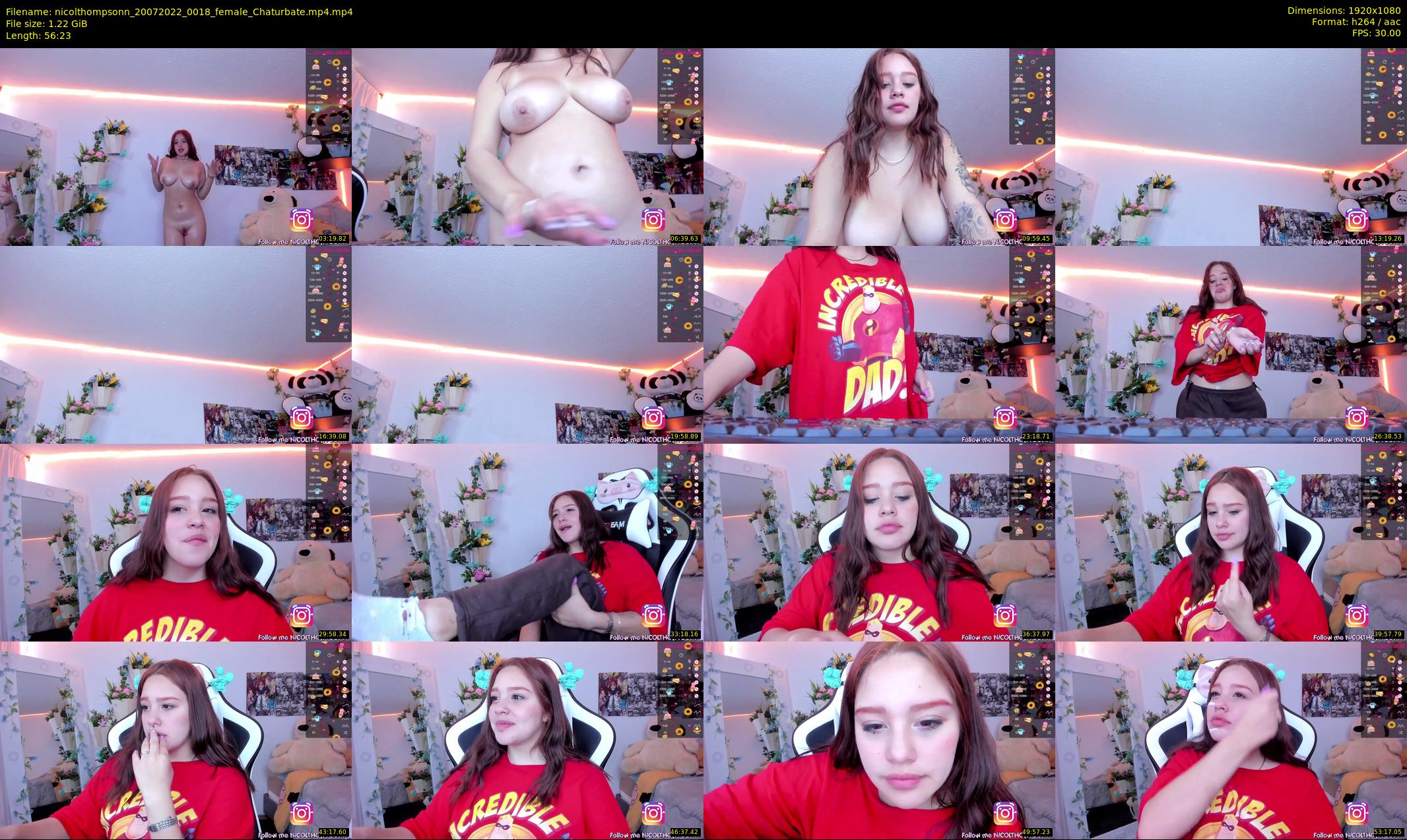 nicolthompsonn — 57 minute Chaturbate female cam show recording, 1080p, Jul 20, 2022