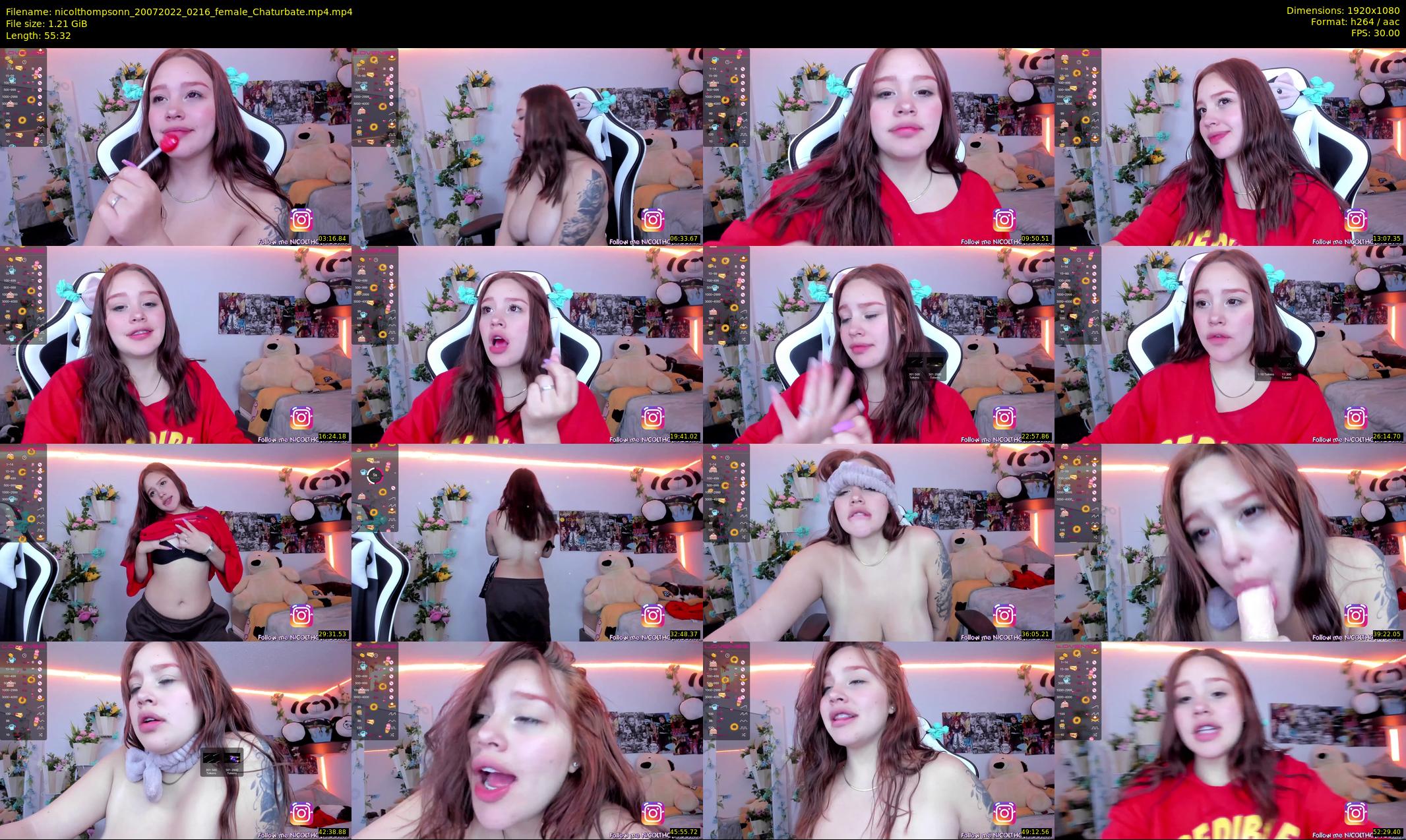 nicolthompsonn — 56 minute Chaturbate female cam show recording, 1080p, Jul 20, 2022
