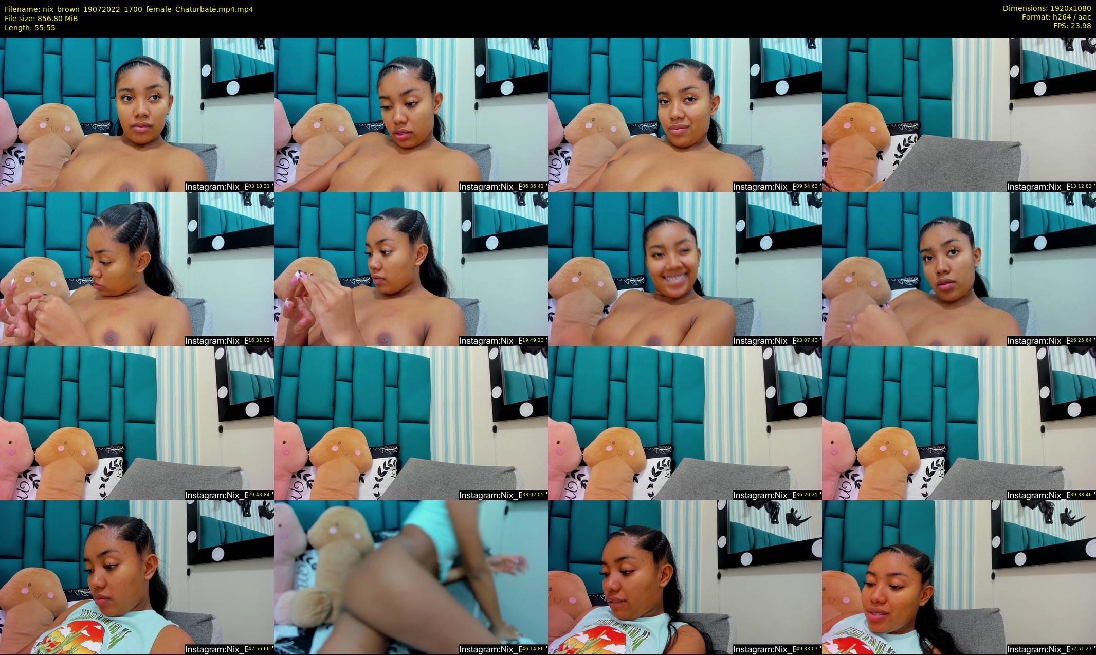 nix_brown — 56 minute Chaturbate female cam show recording, 1080p, Jul 19, 2022