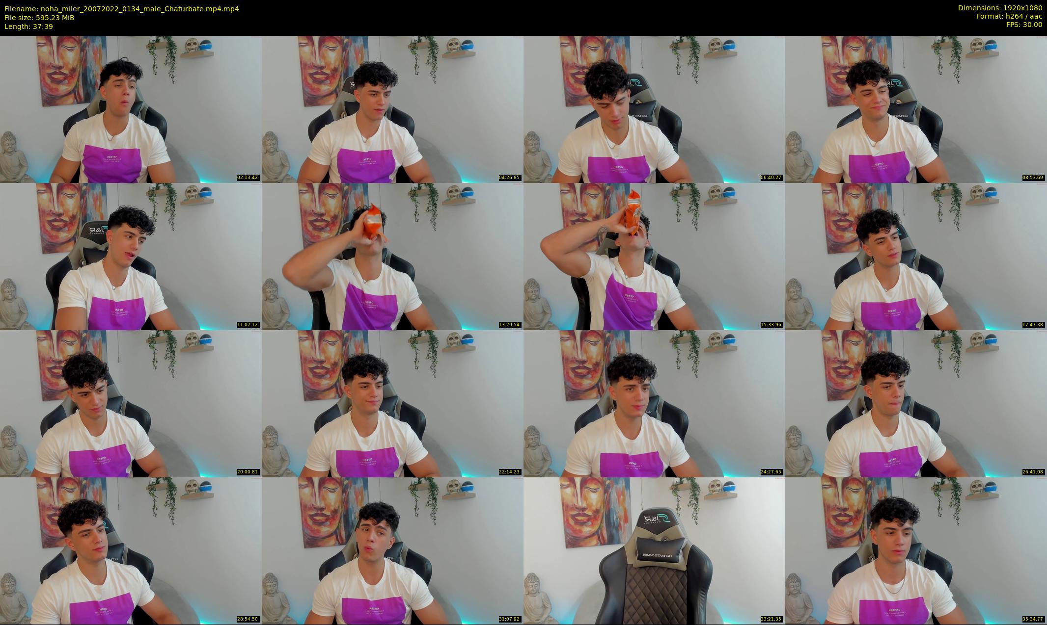 noha_miler — 38 minute Chaturbate male cam show recording, 1080p, Jul 20, 2022
