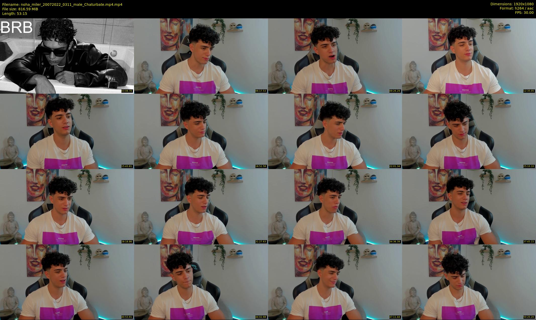 noha_miler — 54 minute Chaturbate male cam show recording, 1080p, Jul 20, 2022