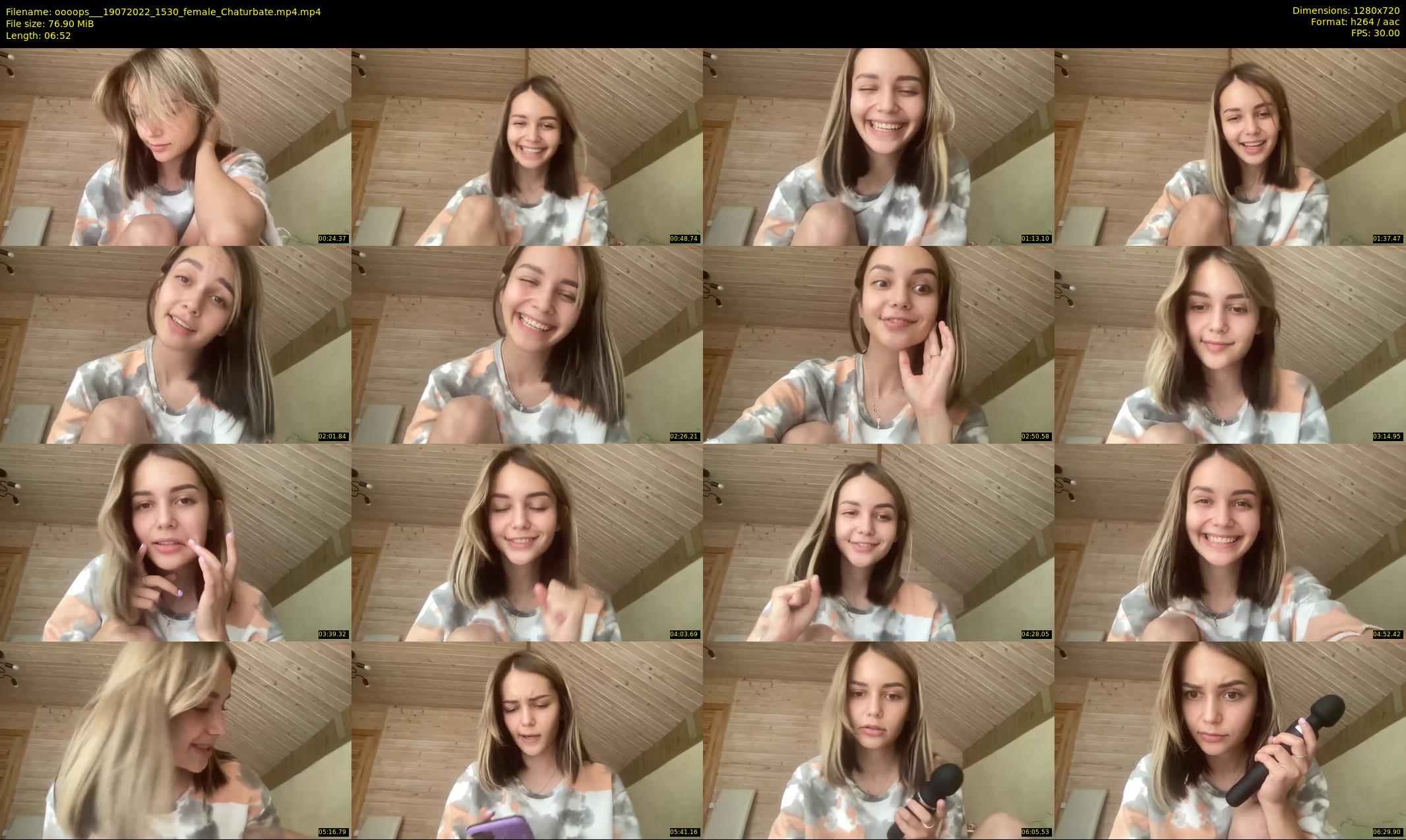 oooops__ — 7 minute Chaturbate female cam show recording, 720p, Jul 19, 2022