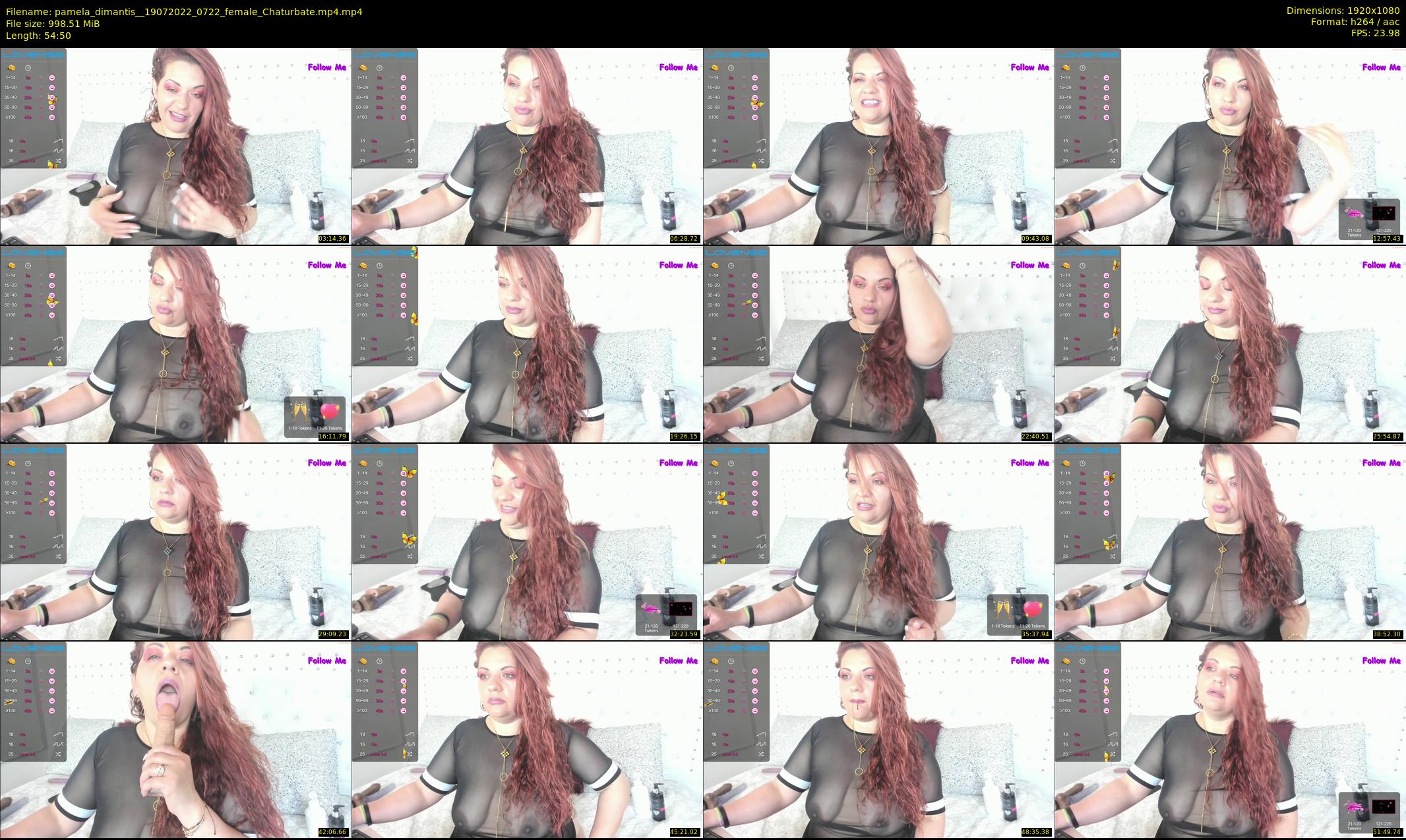 pamela_dimantis_ — 55 minute Chaturbate female cam show recording, 1080p, Jul 19, 2022