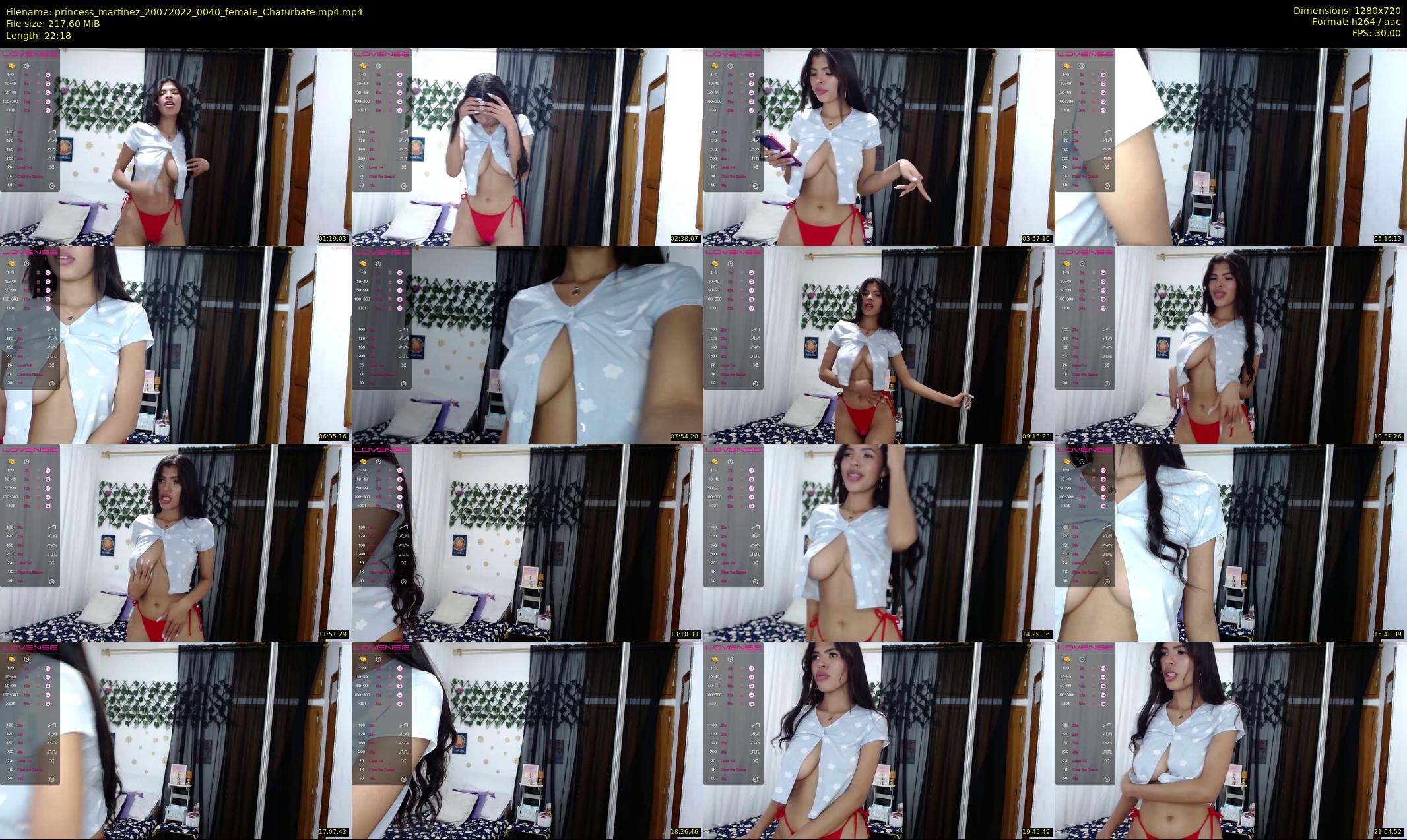 princess_martinez — 23 minute Chaturbate female cam show recording, 720p, Jul 20, 2022