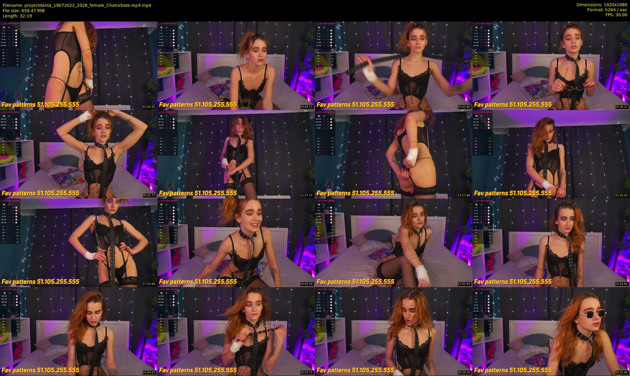 projectdanta — 33 minute Chaturbate female cam show recording, 1080p, Jul 19, 2022