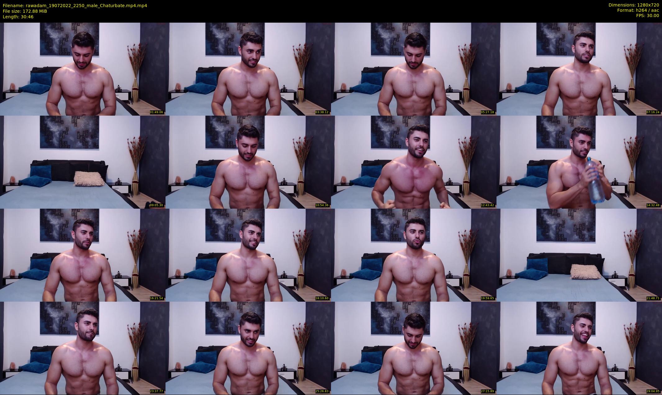 rawadam — 31 minute Chaturbate male cam show recording, 720p, Jul 19, 2022