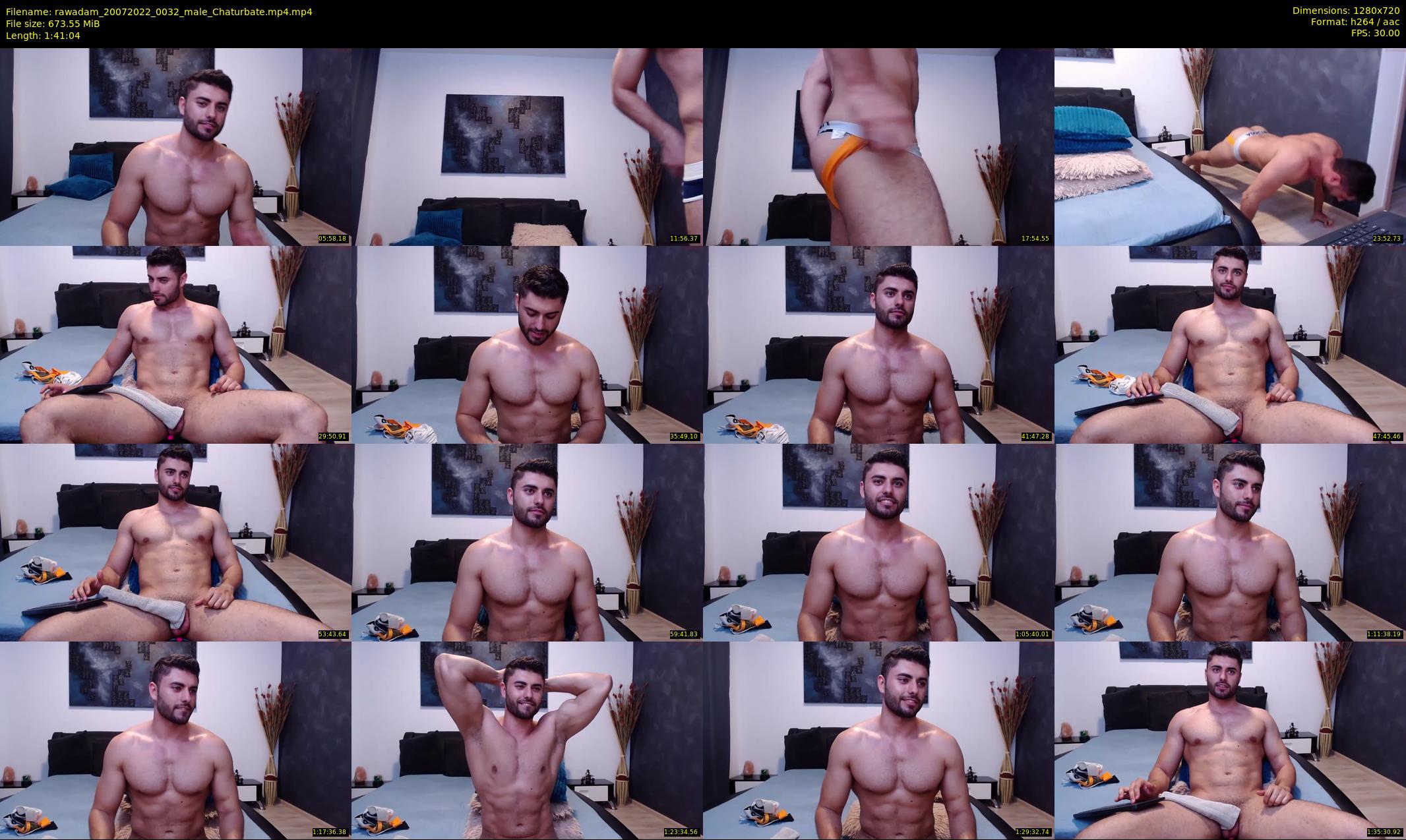rawadam — 102 minute Chaturbate male cam show recording, 720p, Jul 20, 2022
