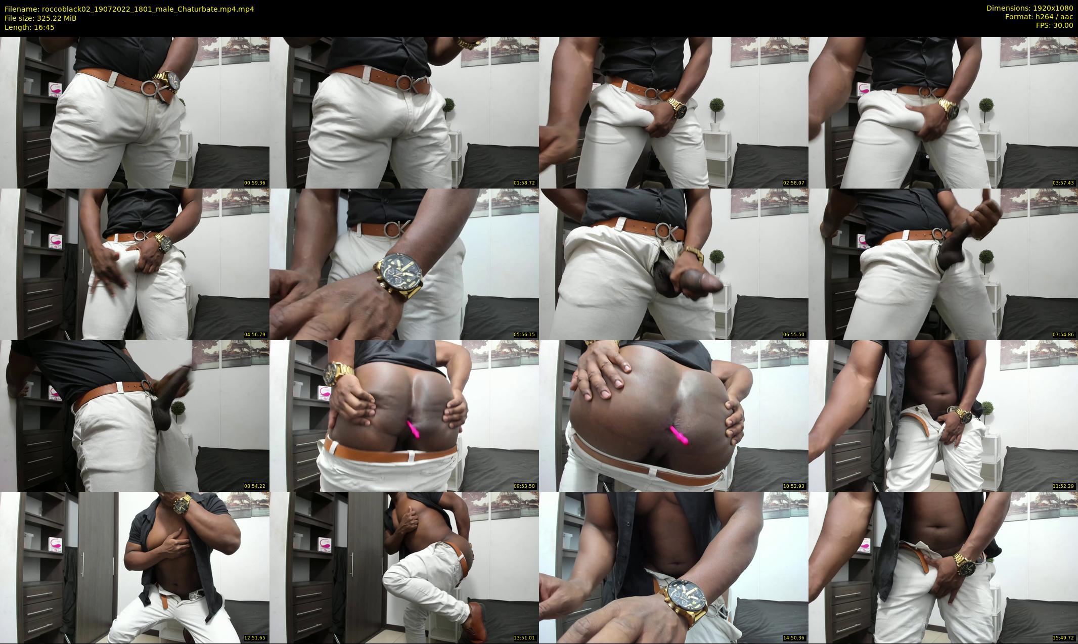 roccoblack02 — 17 minute Chaturbate male cam show recording, 1080p, Jul 19, 2022