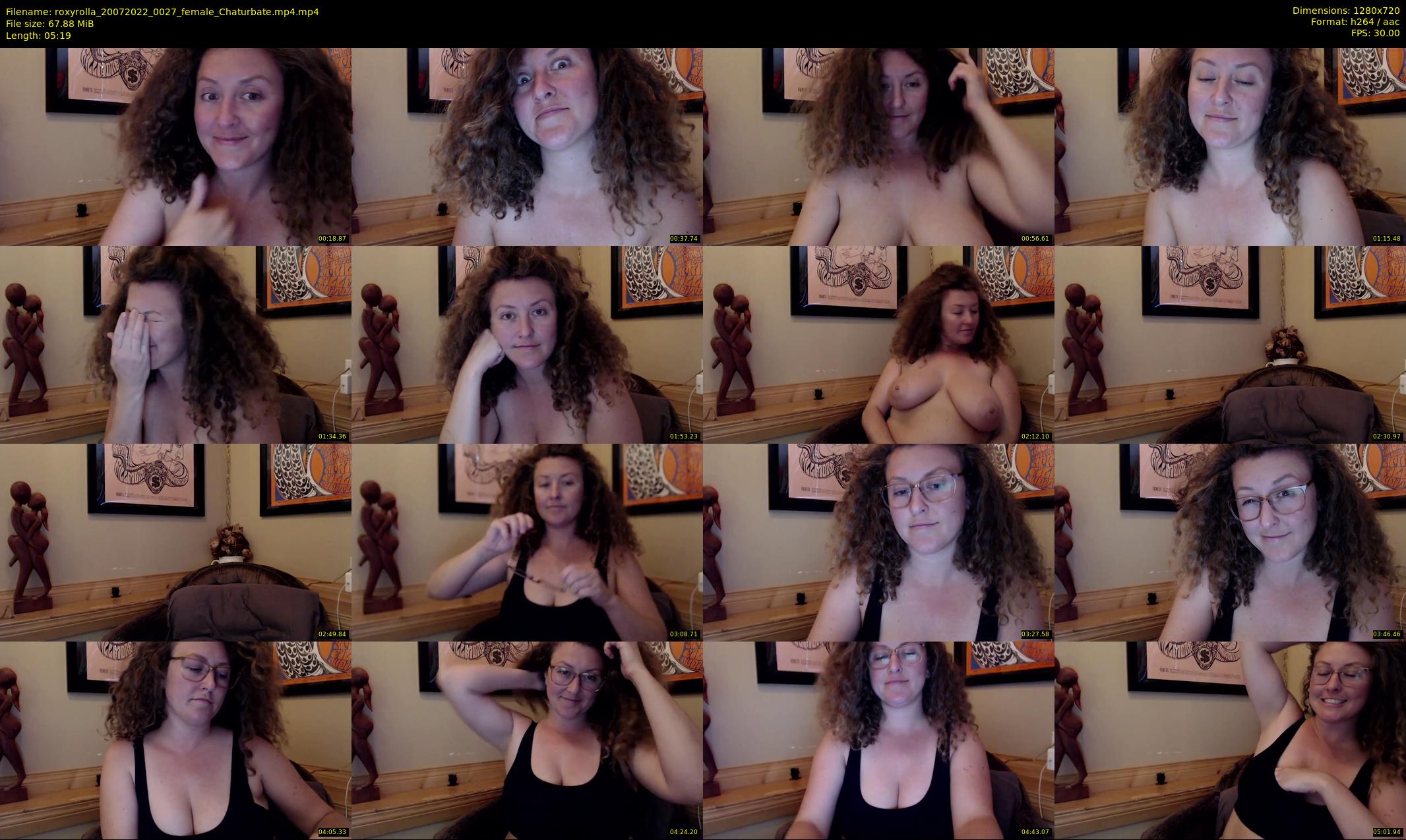 roxyrolla — 6 minute Chaturbate female cam show recording, 720p, Jul 20, 2022