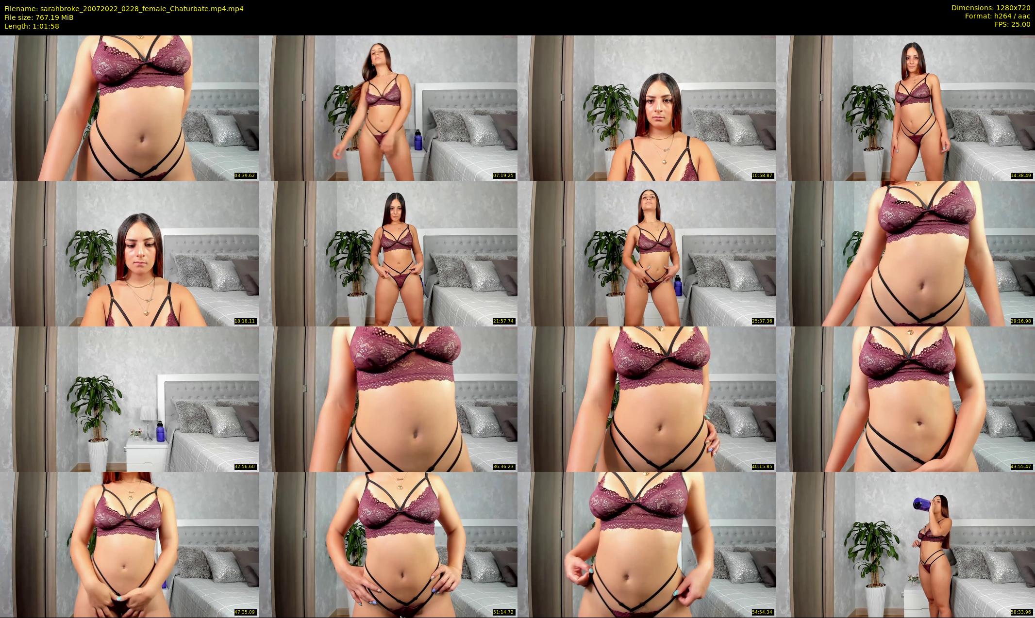 sarahbroke — 62 minute Chaturbate female cam show recording, 720p, Jul 20, 2022