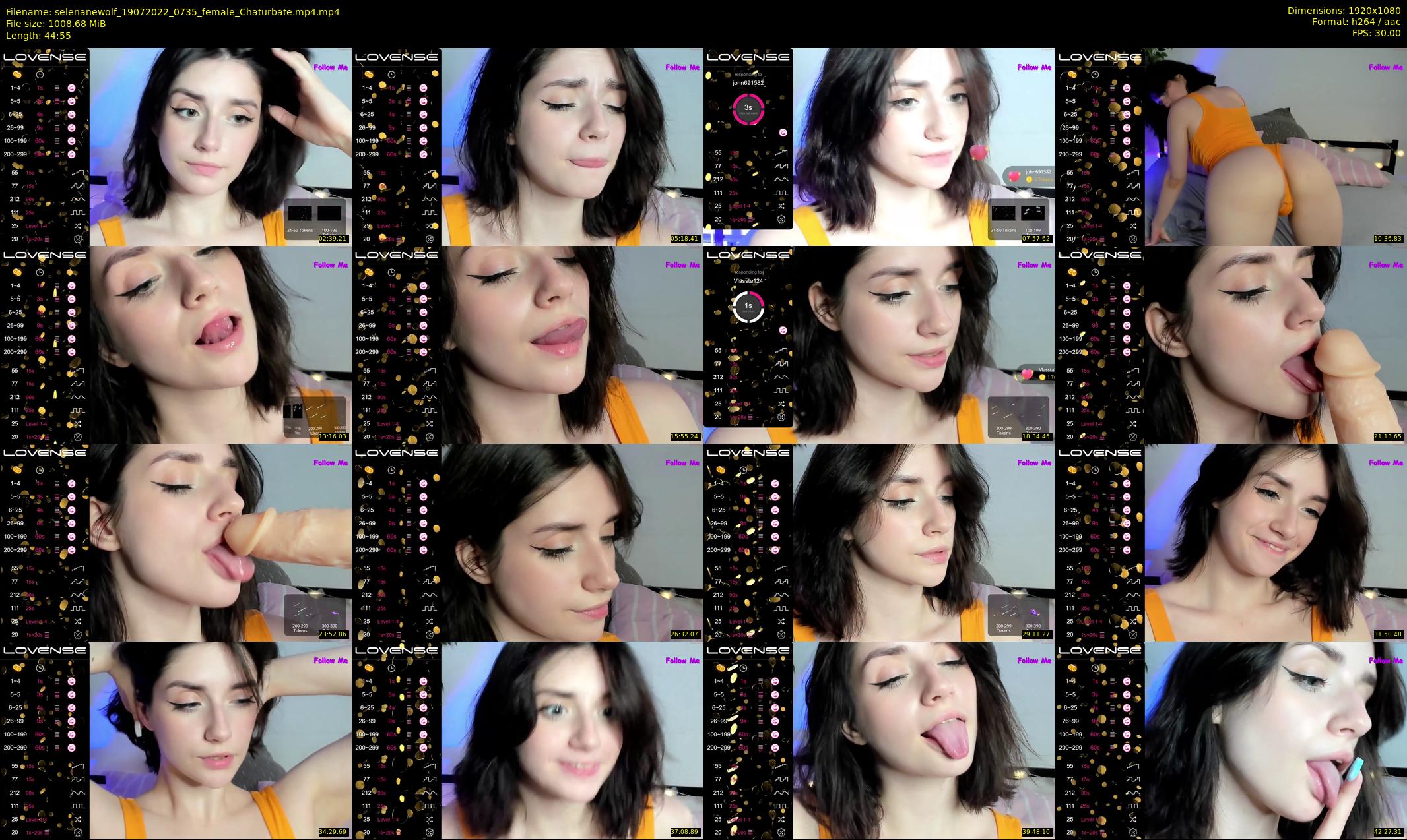 selenanewolf — 45 minute Chaturbate couple cam show recording, 1080p, Jul 19, 2022