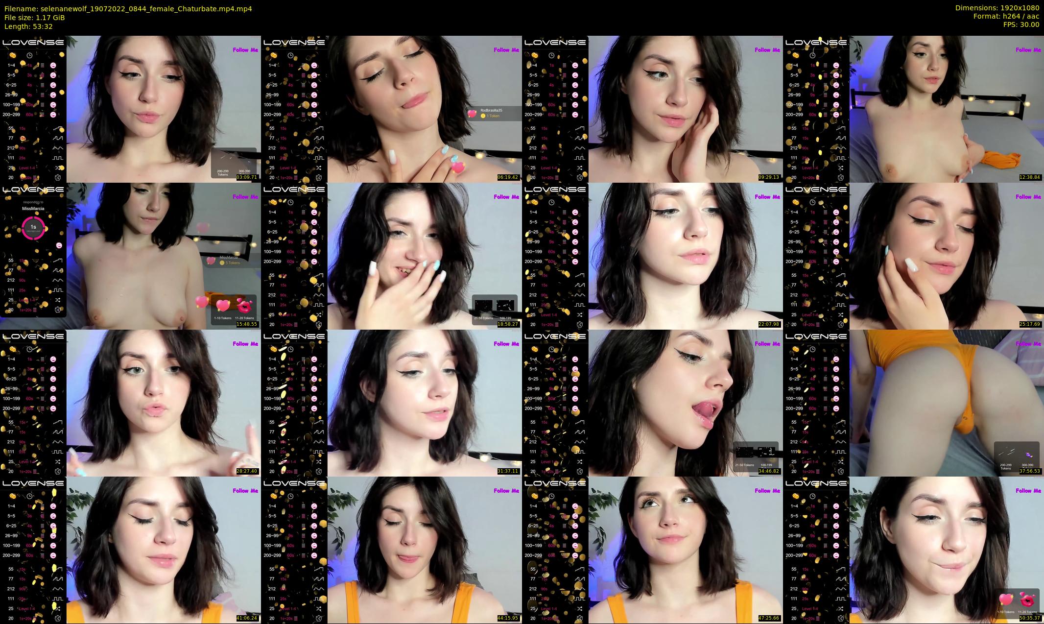 selenanewolf — 54 minute Chaturbate couple cam show recording, 1080p, Jul 19, 2022