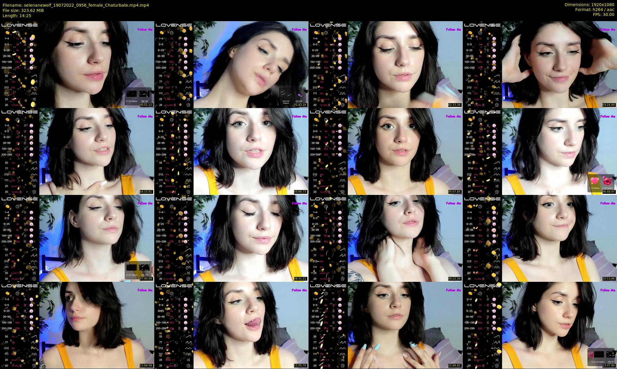 selenanewolf — 15 minute Chaturbate couple cam show recording, 1080p, Jul 19, 2022