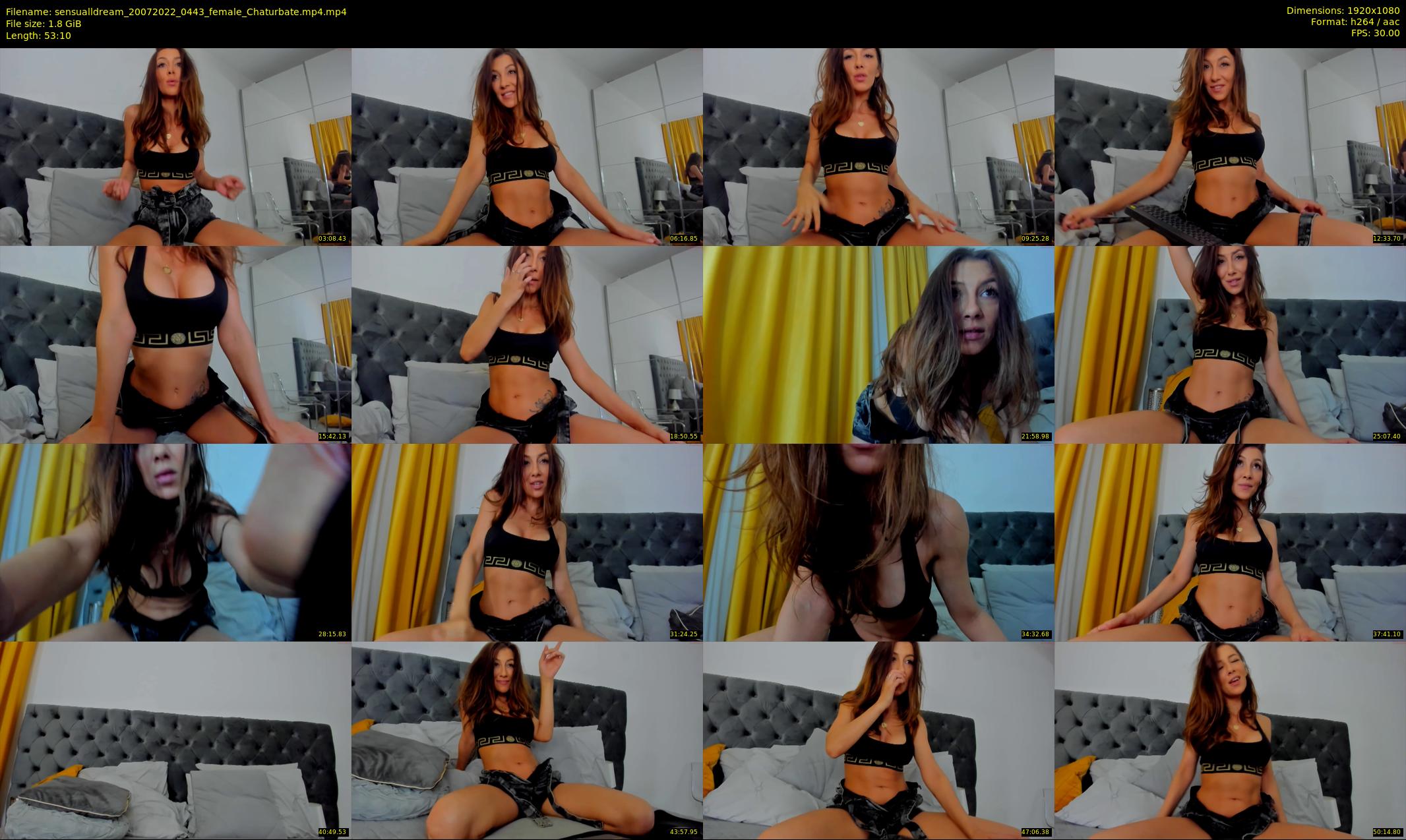 sensualldream — 54 minute Chaturbate female cam show recording, 1080p, Jul 20, 2022