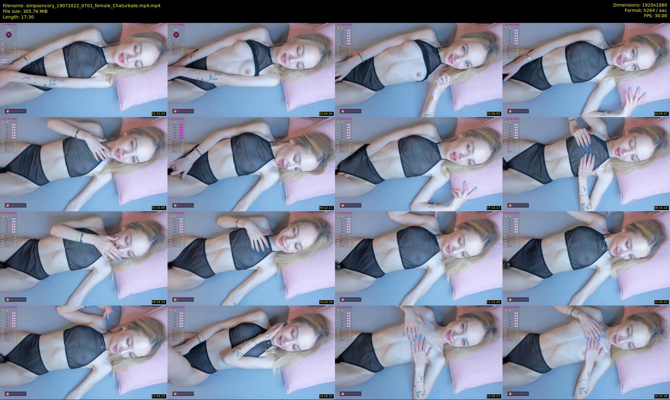 simpsoncory — 18 minute Chaturbate female cam show recording, 1080p, Jul 19, 2022