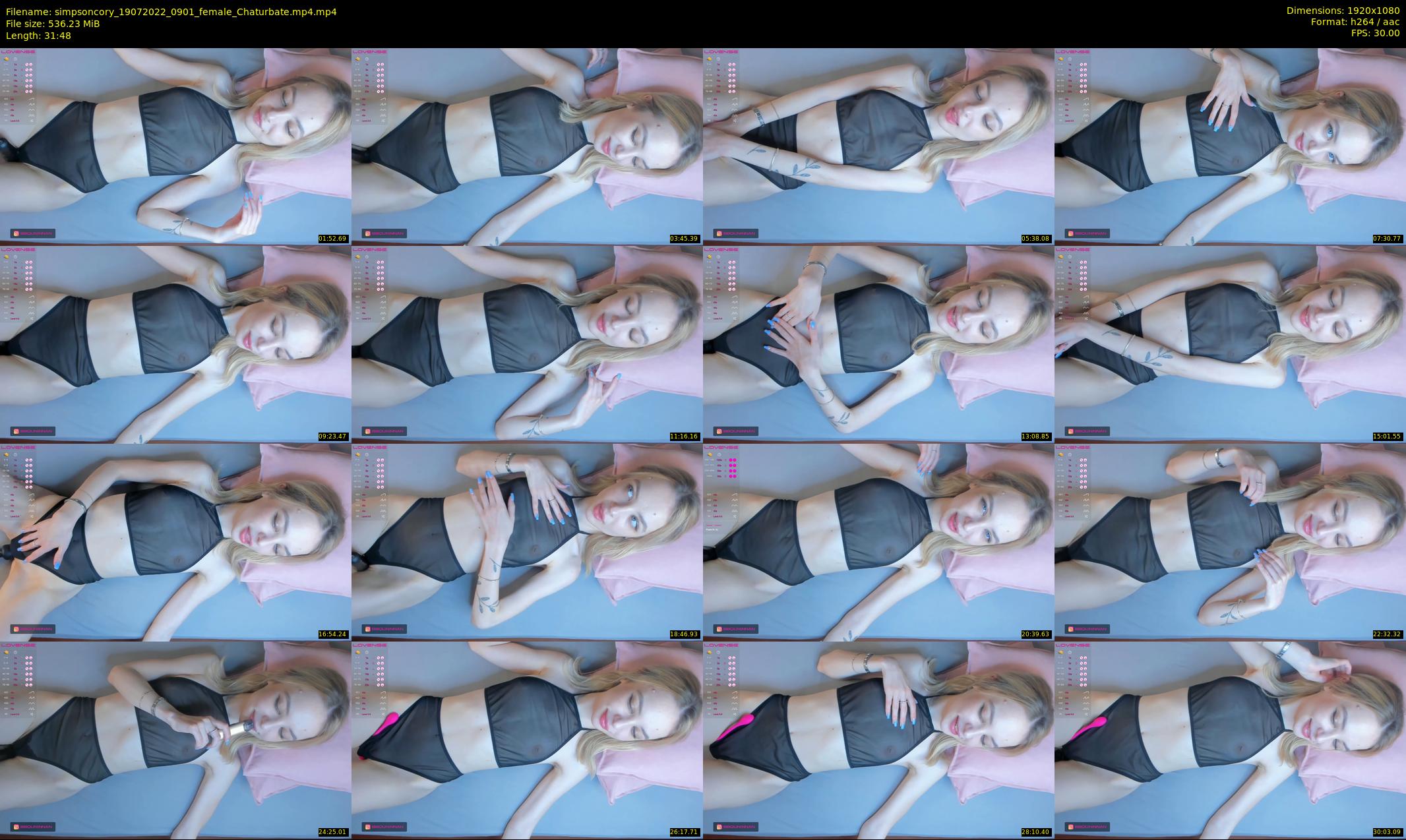 simpsoncory — 32 minute Chaturbate female cam show recording, 1080p, Jul 19, 2022