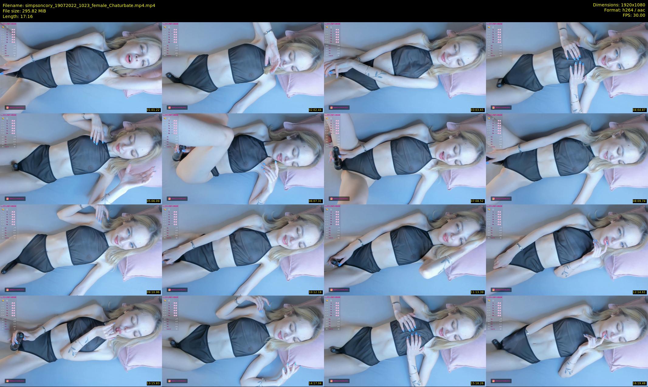 simpsoncory — 18 minute Chaturbate female cam show recording, 1080p, Jul 19, 2022