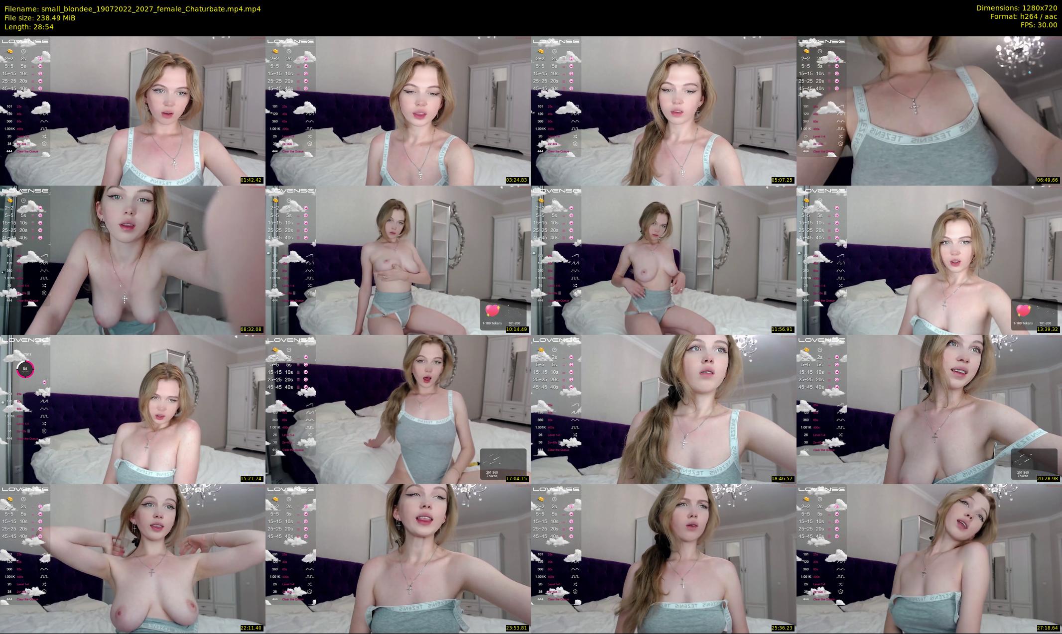 small_blondee — 29 minute Chaturbate female cam show recording, 720p, Jul 19, 2022