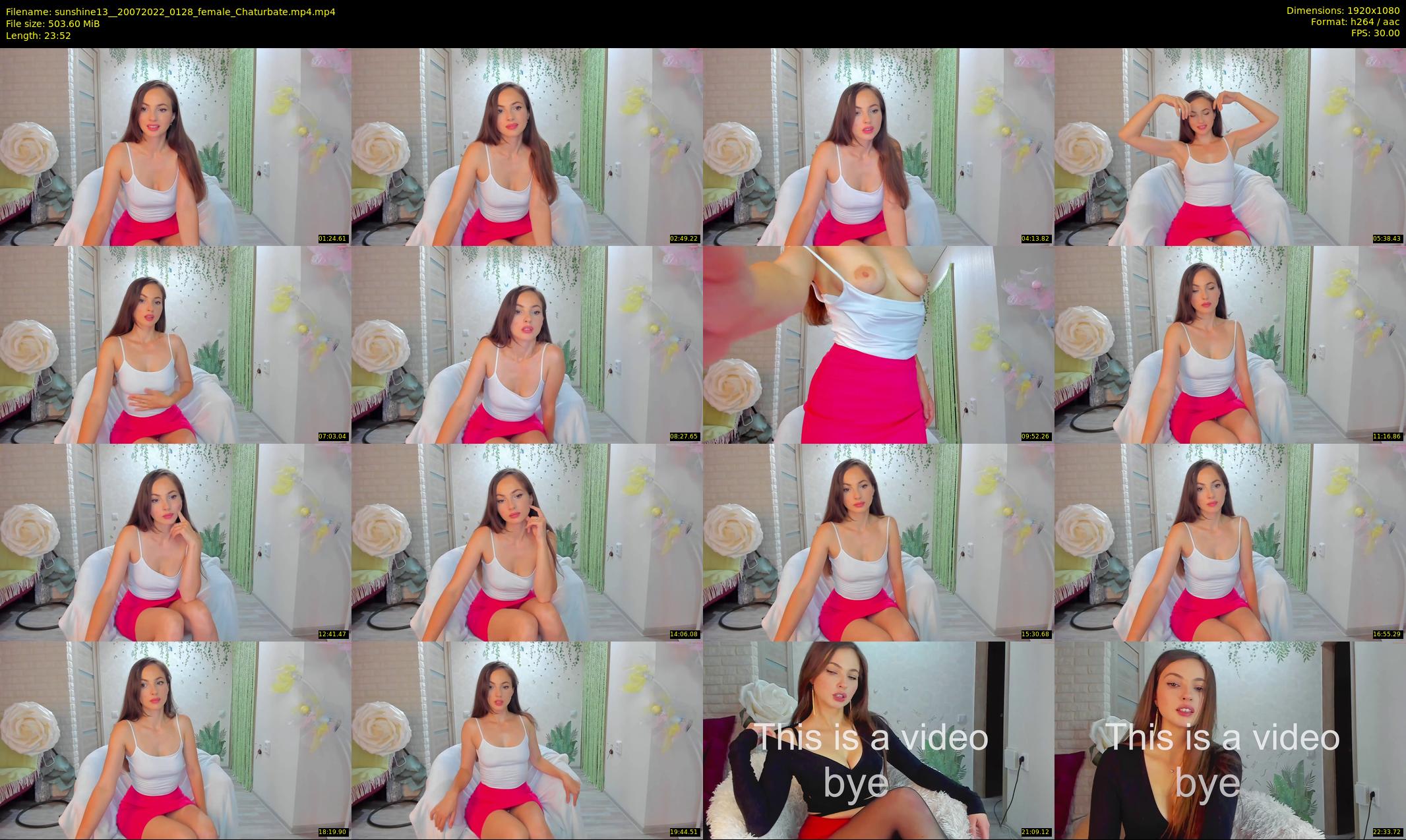 sunshine13_ — 24 minute Chaturbate female cam show recording, 1080p, Jul 20, 2022
