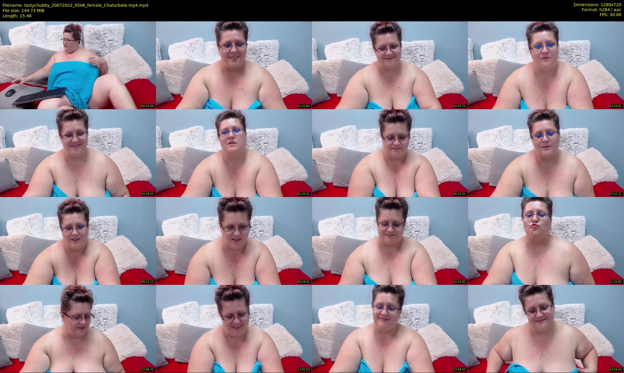 tastychubby — 16 minute Chaturbate female cam show recording, 720p, Jul 20, 2022