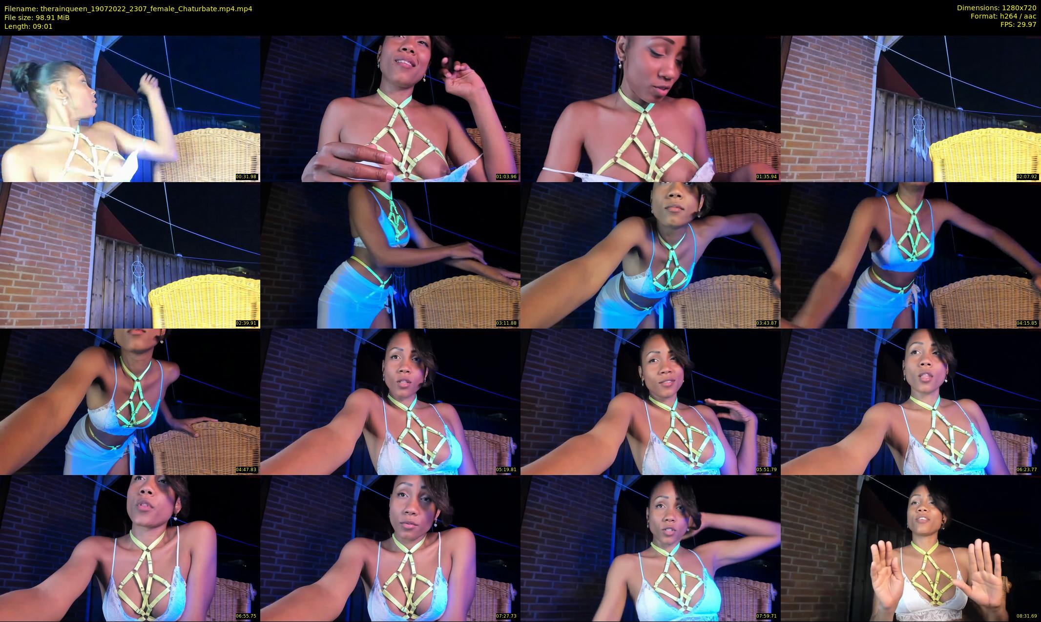 therainqueen — 10 minute Chaturbate female cam show recording, 720p, Jul 19, 2022