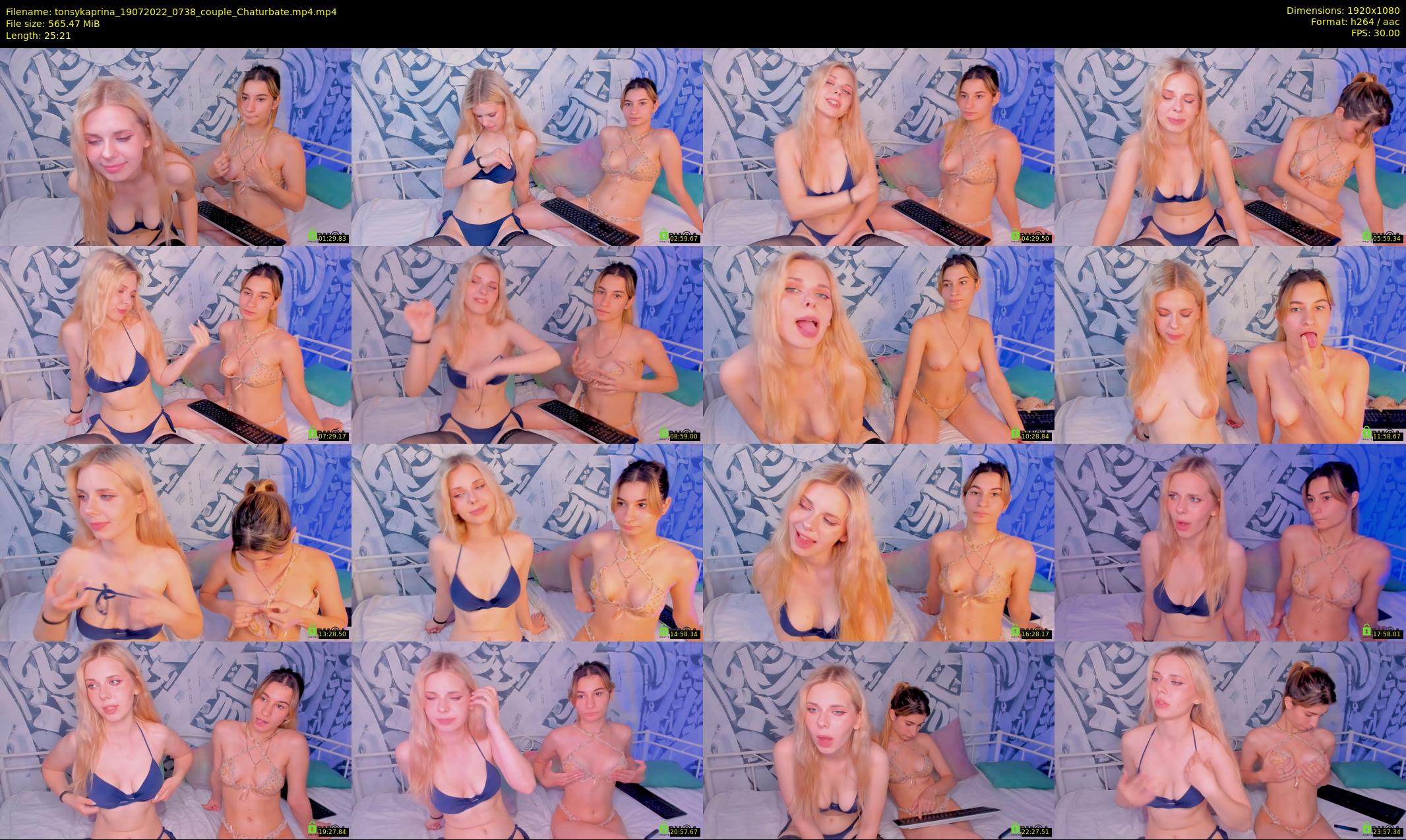 tonsykaprina — 26 minute Chaturbate couple cam show recording, 1080p, Jul 19, 2022