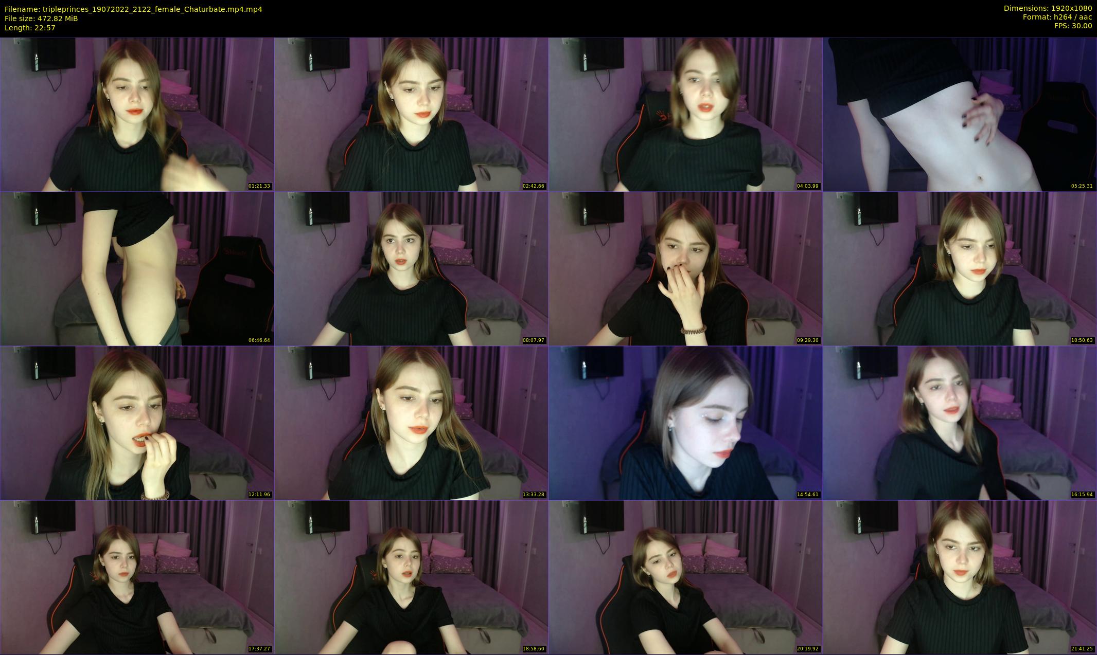 tripleprinces — 23 minute Chaturbate female cam show recording, 1080p, Jul 19, 2022