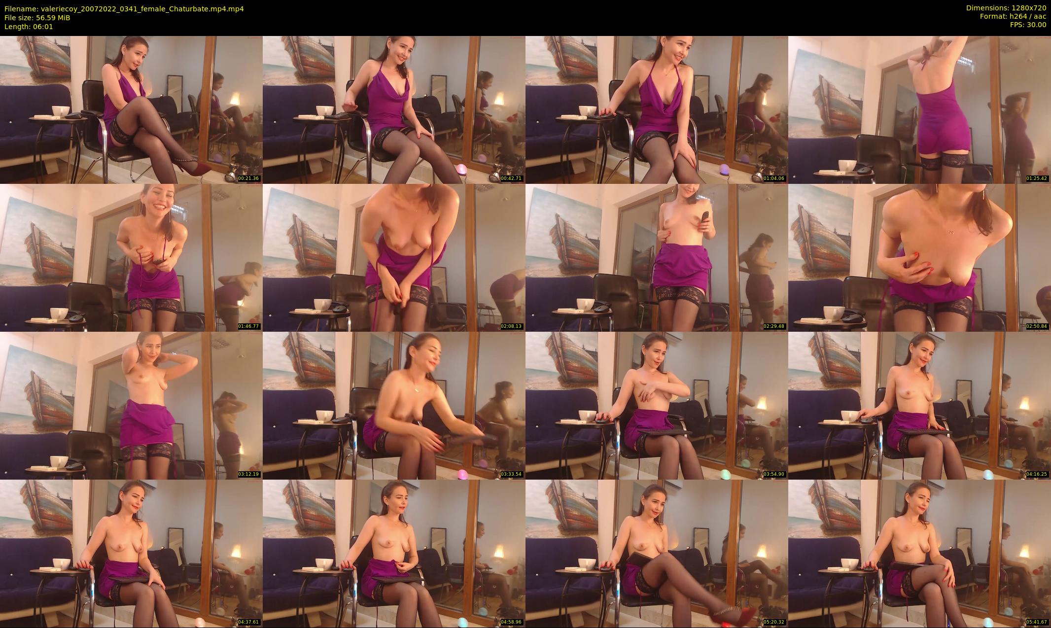 valeriecoy — 7 minute Chaturbate female cam show recording, 720p, Jul 20, 2022