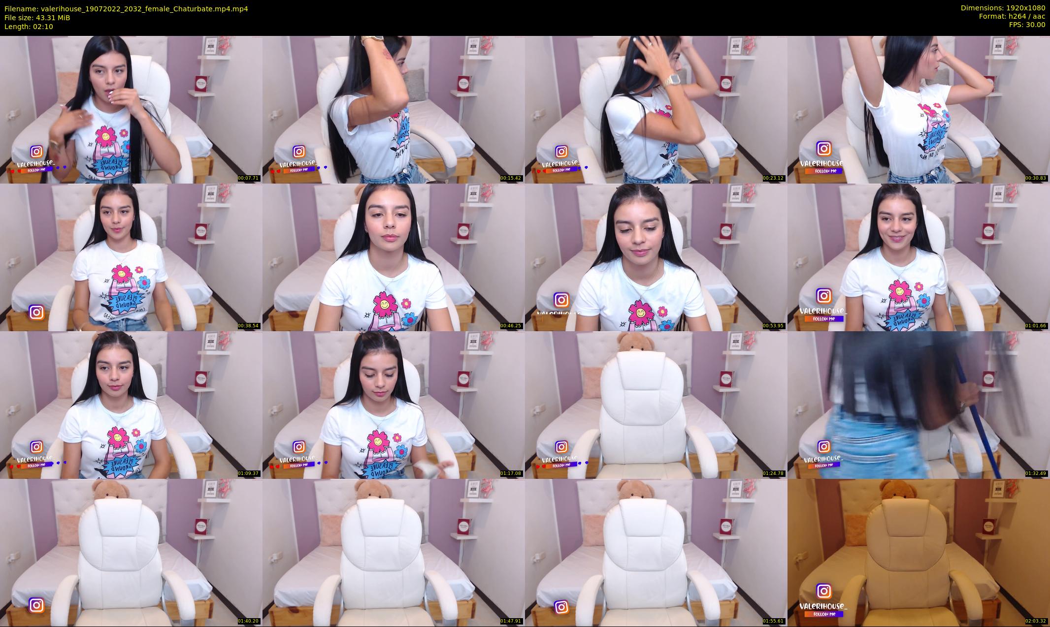 valerihouse — 3 minute Chaturbate female cam show recording, 1080p, Jul 19, 2022