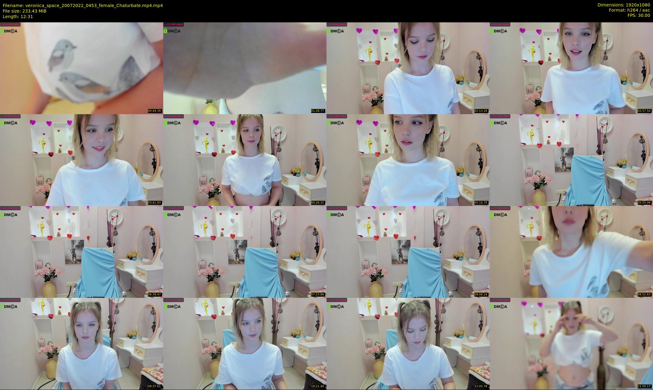 veronica_space — 13 minute Chaturbate female cam show recording, 1080p, Jul 20, 2022