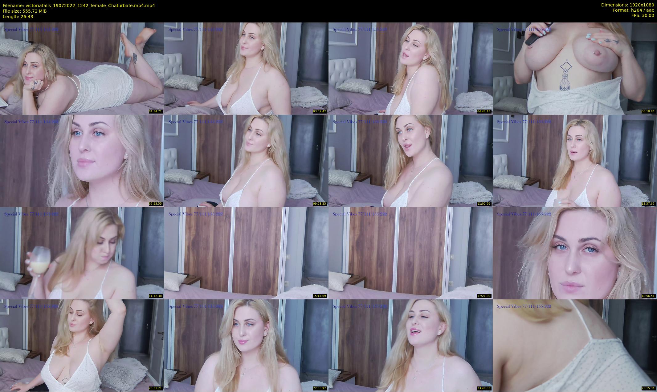victoriafalls — 27 minute Chaturbate female cam show recording, 1080p, Jul 19, 2022