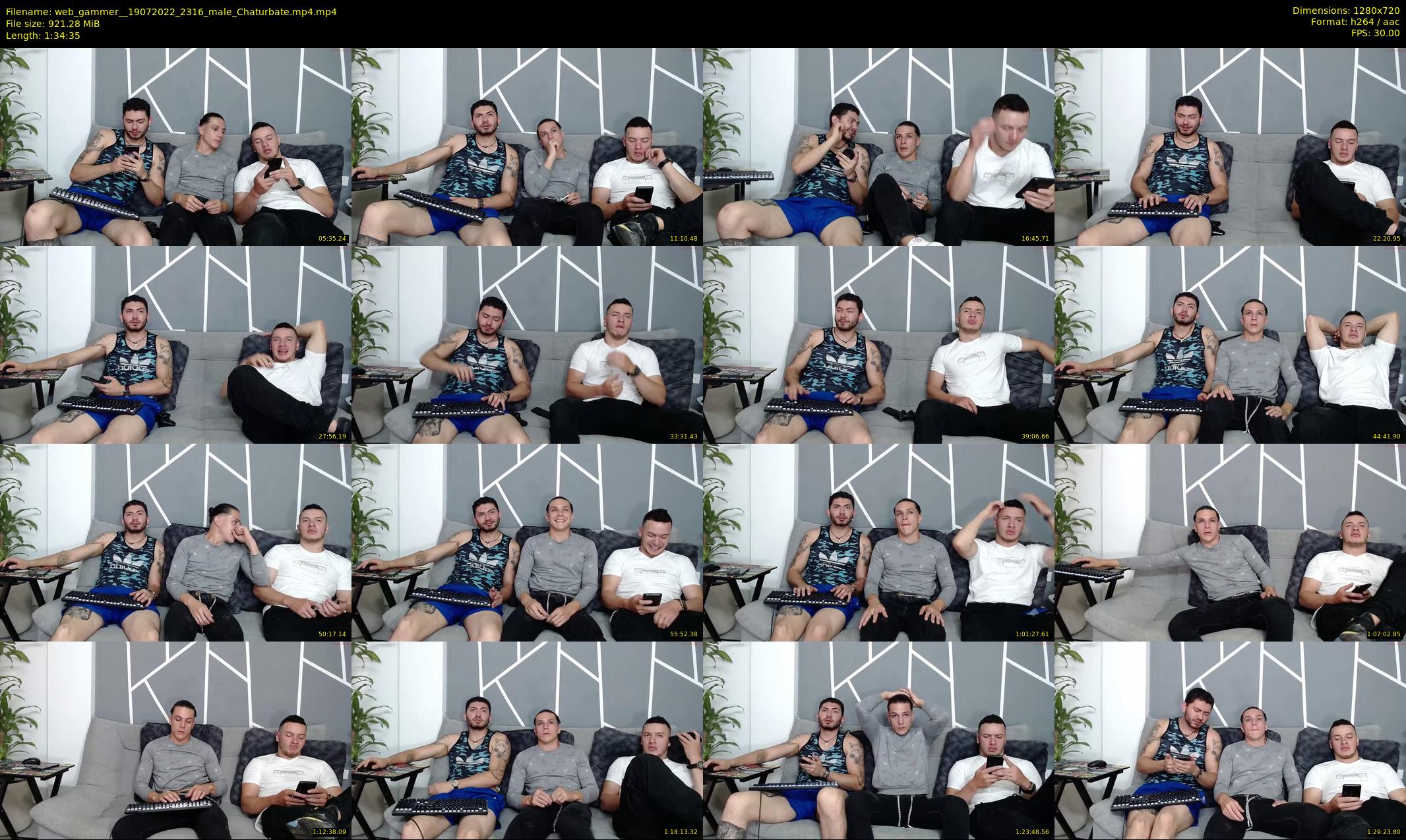 web_gammer_ — 95 minute Chaturbate male cam show recording, 720p, Jul 19, 2022