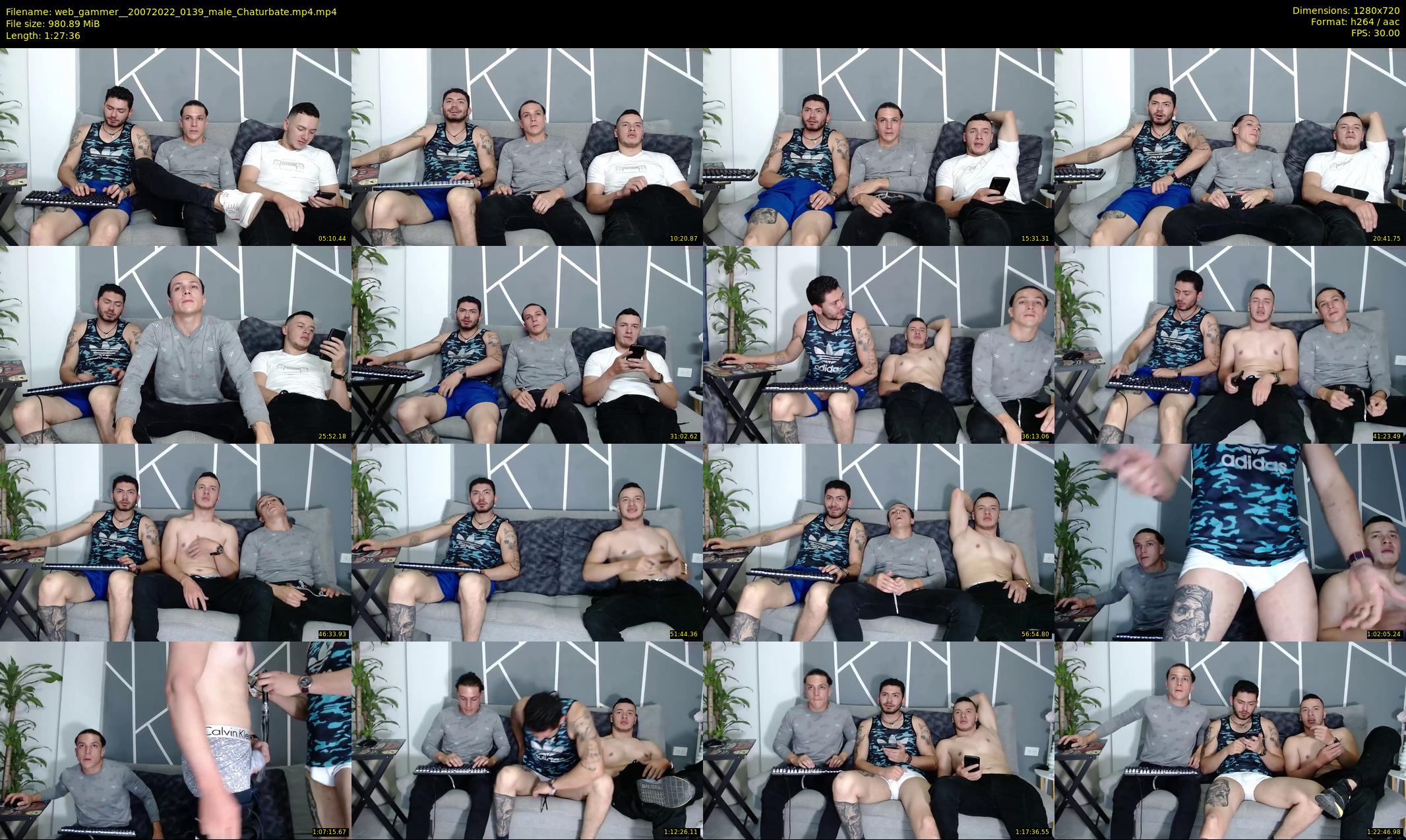 web_gammer_ — 88 minute Chaturbate male cam show recording, 720p, Jul 20, 2022