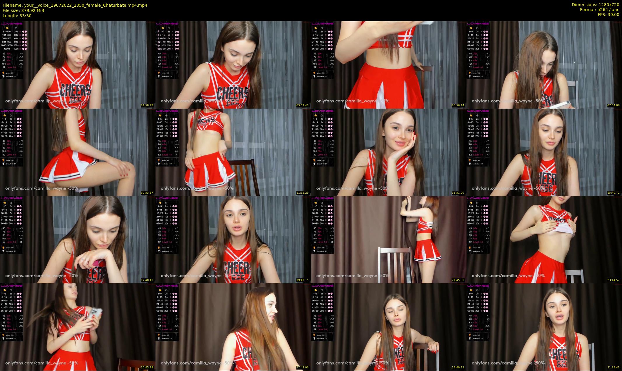 your__voice — 34 minute Chaturbate female cam show recording, 720p, Jul 19, 2022