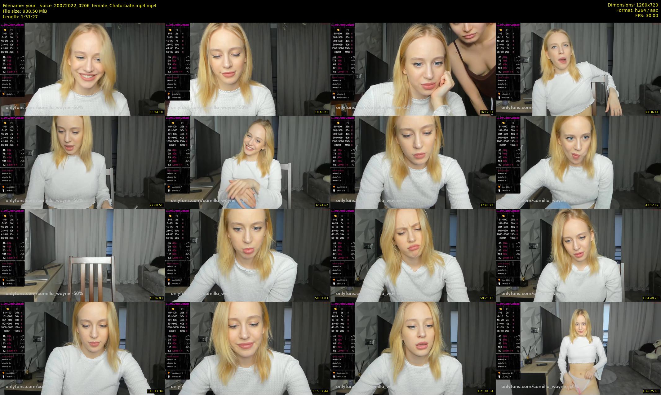your__voice — 92 minute Chaturbate female cam show recording, 720p, Jul 20, 2022