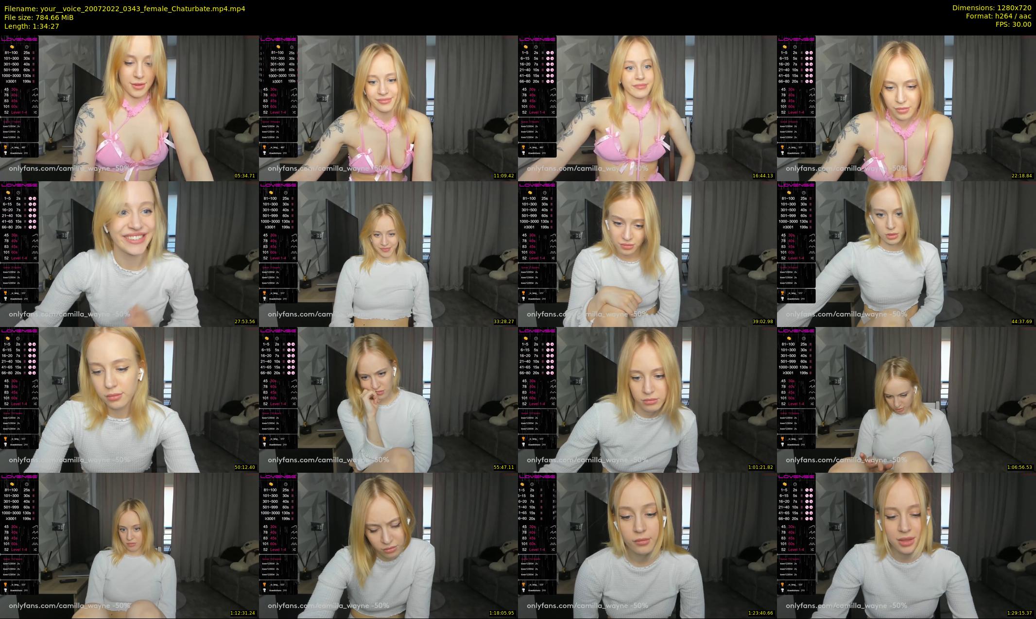 your__voice — 95 minute Chaturbate female cam show recording, 720p, Jul 20, 2022